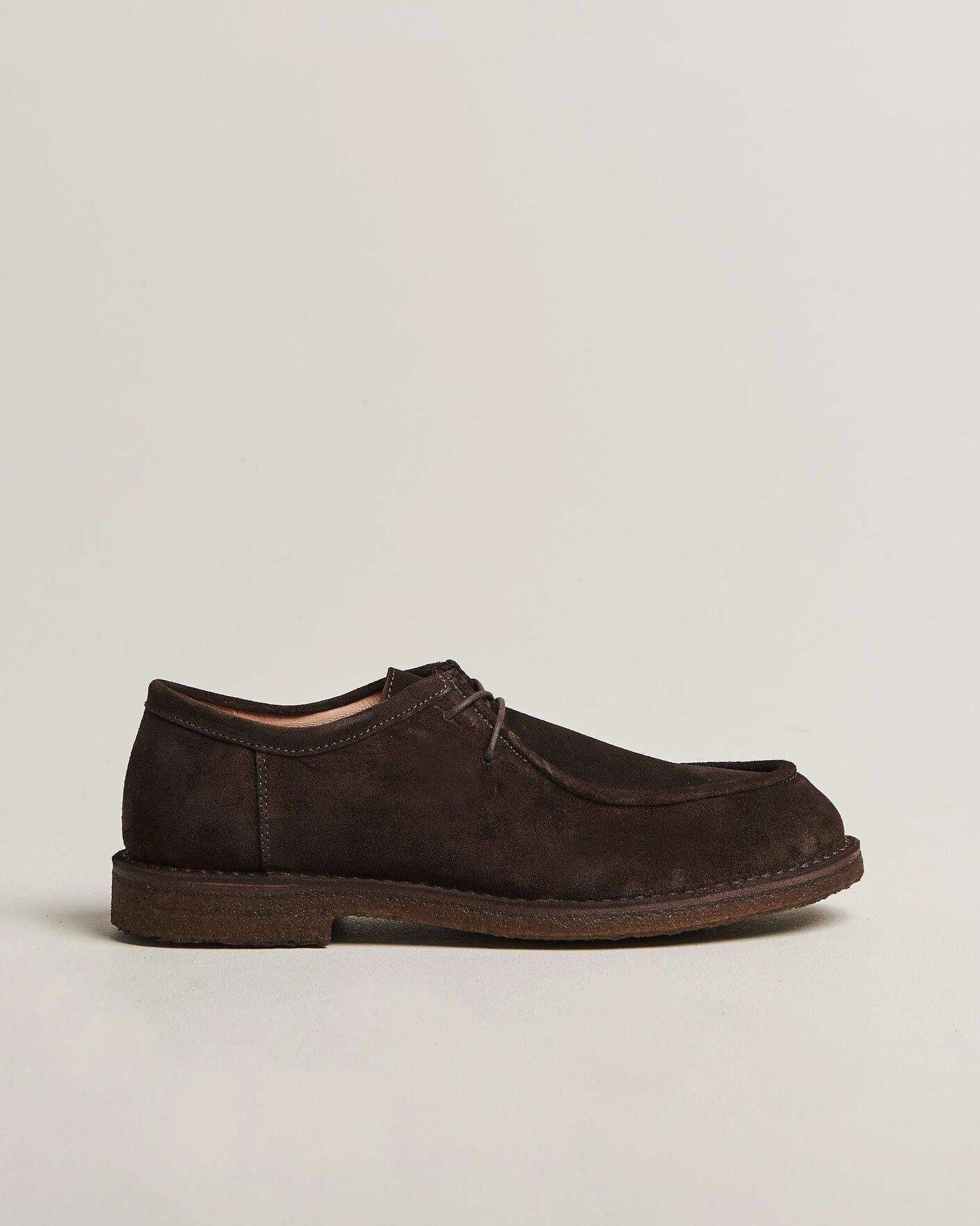 Herr | Derbys | Astorflex | Artflex Moc Toe Dark Brown Suede