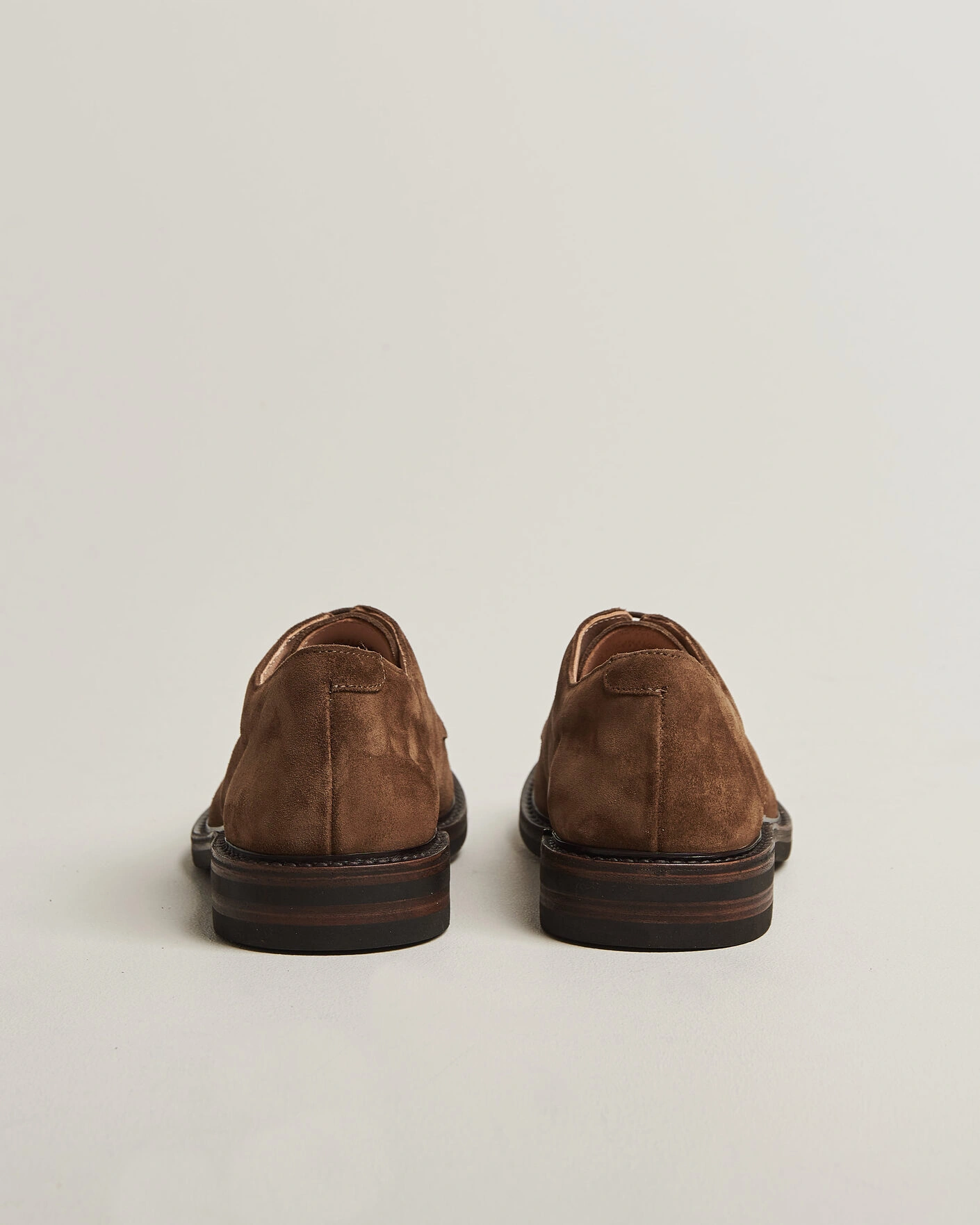 Herr | Derbys | Astorflex | Carlflex Moc Toe Dark Khaki Suede