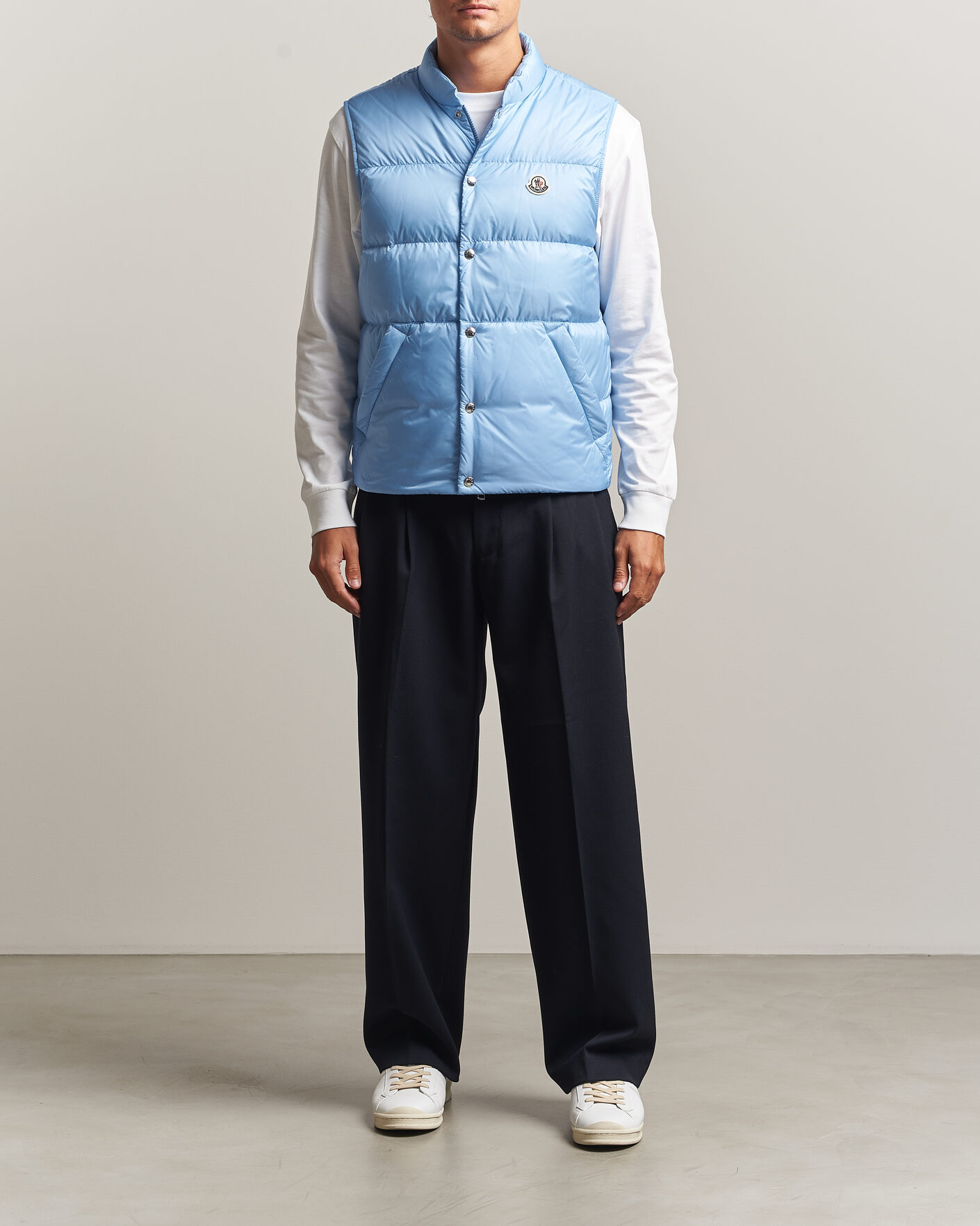 Herr | Västar | Moncler | Tuquerouye Down Vest Light Blue