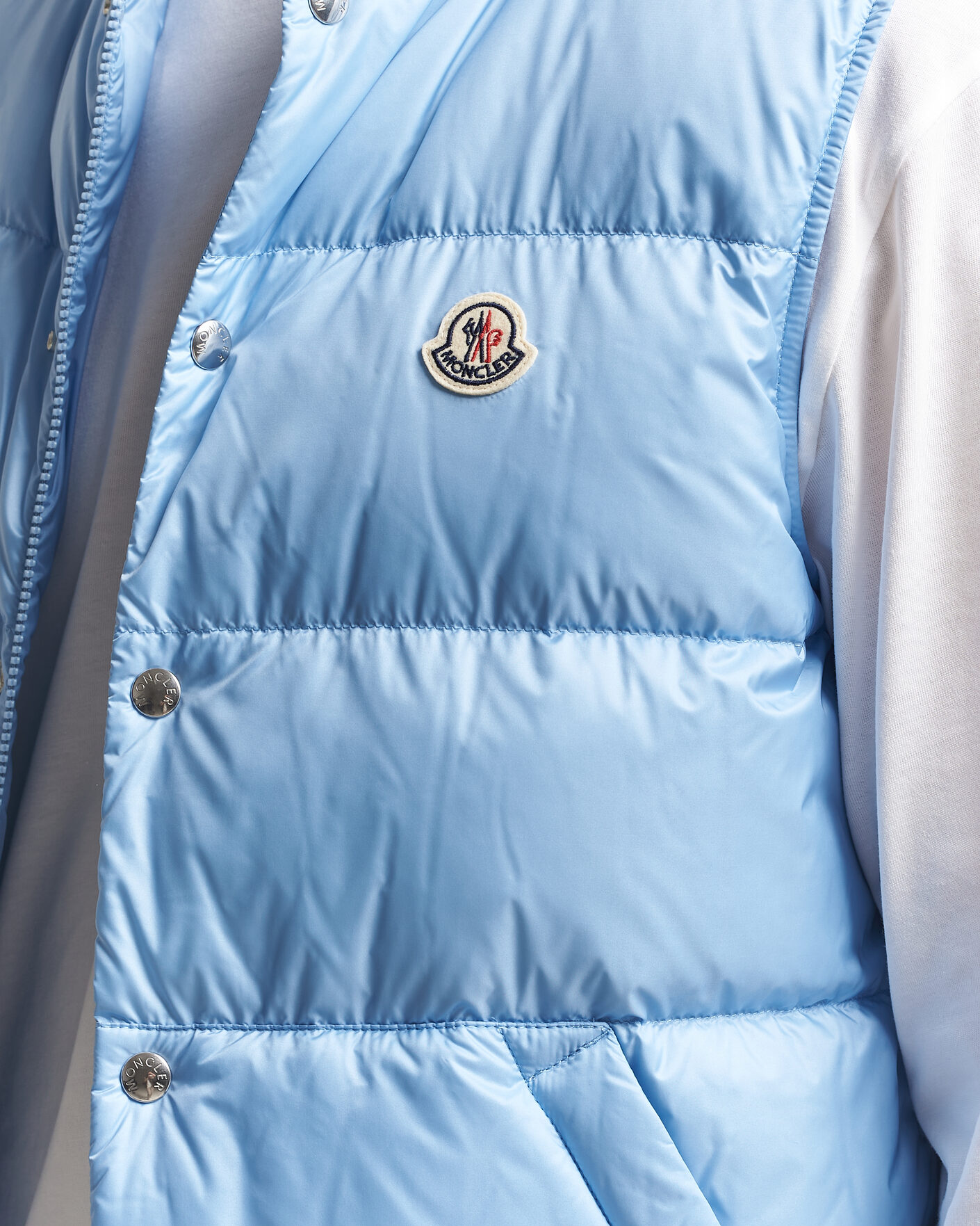Herr | Västar | Moncler | Tuquerouye Down Vest Light Blue