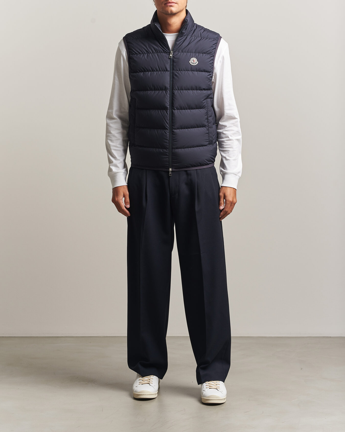 Herr | Västar | Moncler | Contrin Down Vest Navy
