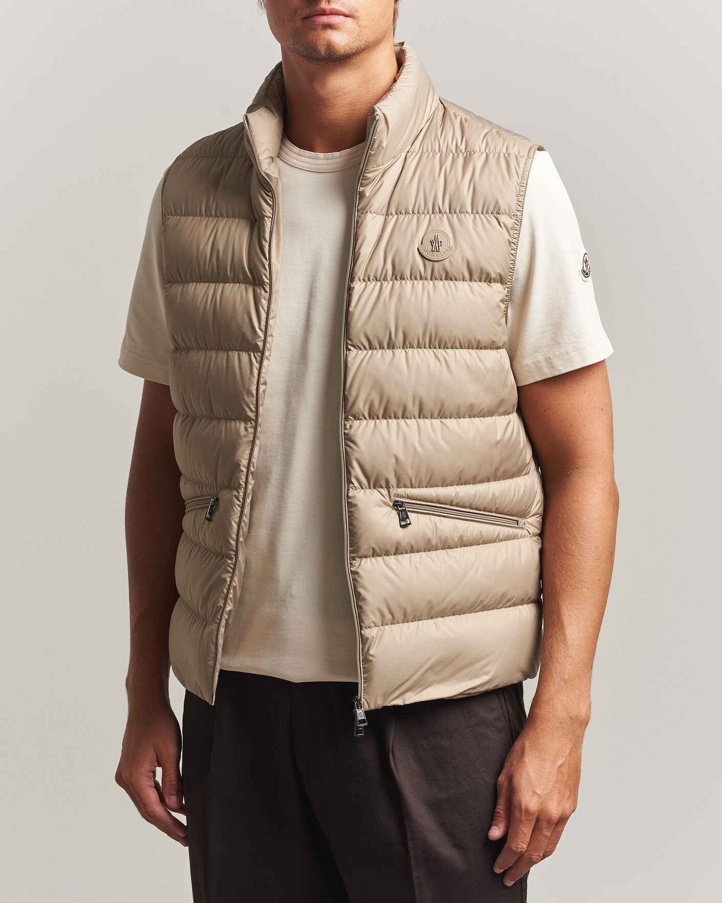 Herr | Västar | Moncler | Treompan Down Vest Brown