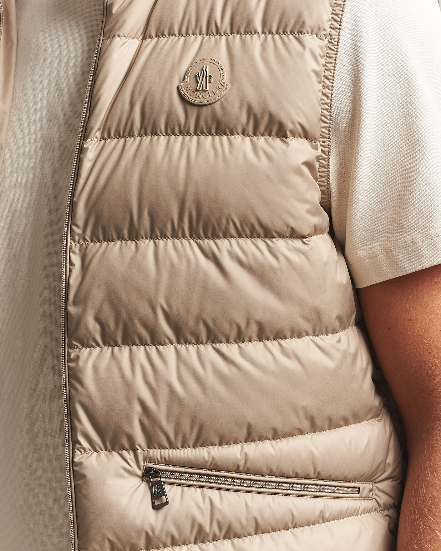 Herr | Västar | Moncler | Treompan Down Vest Brown