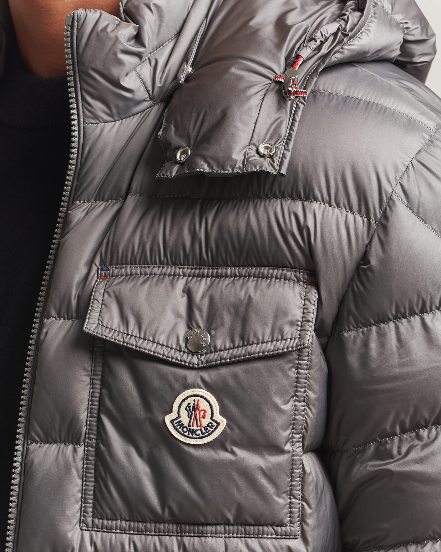 Herr | Jackor | Moncler | Verith Hooded Down Jacket Grey