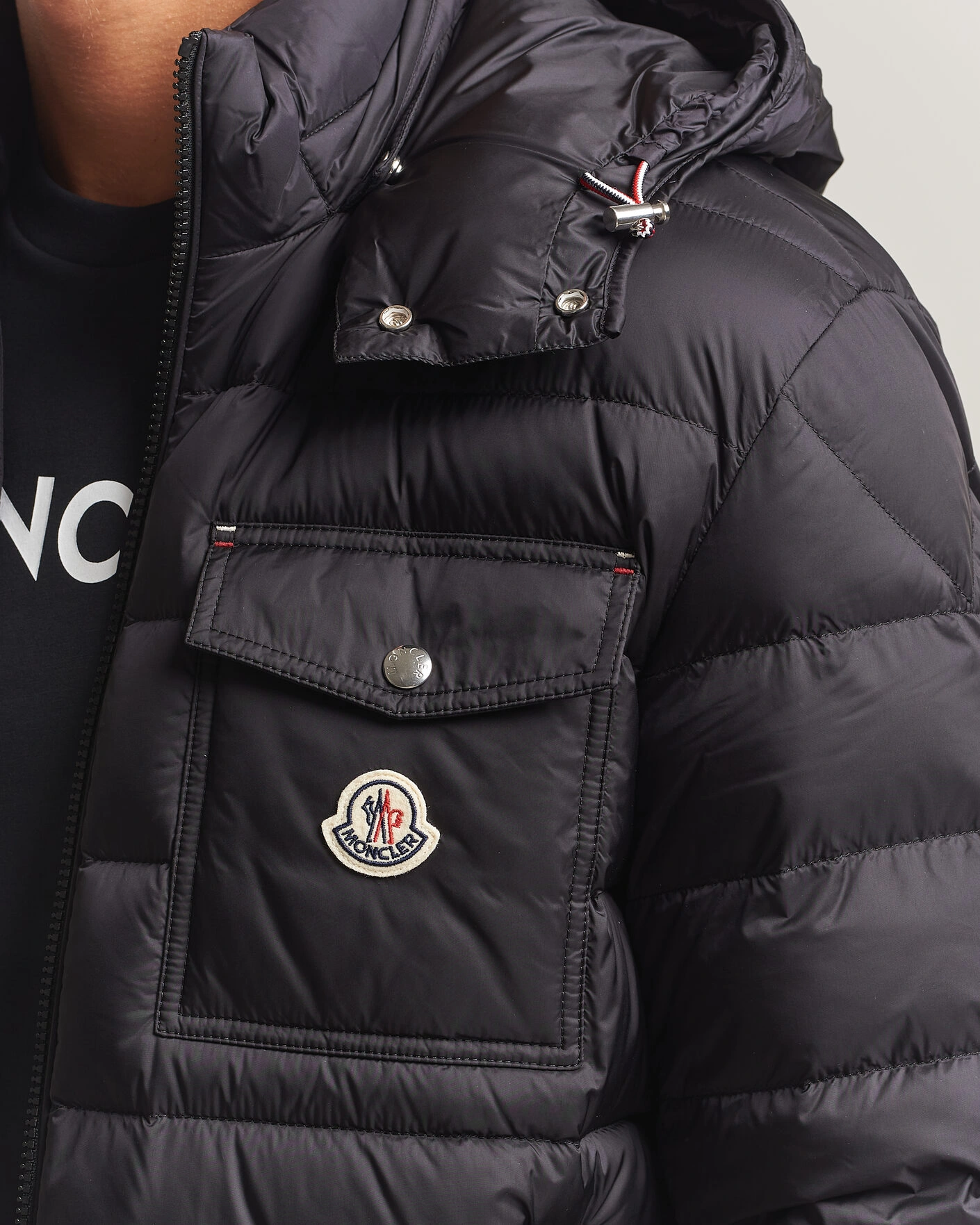 Herr | Jackor | Moncler | Verith Hooded Down Jacket Black