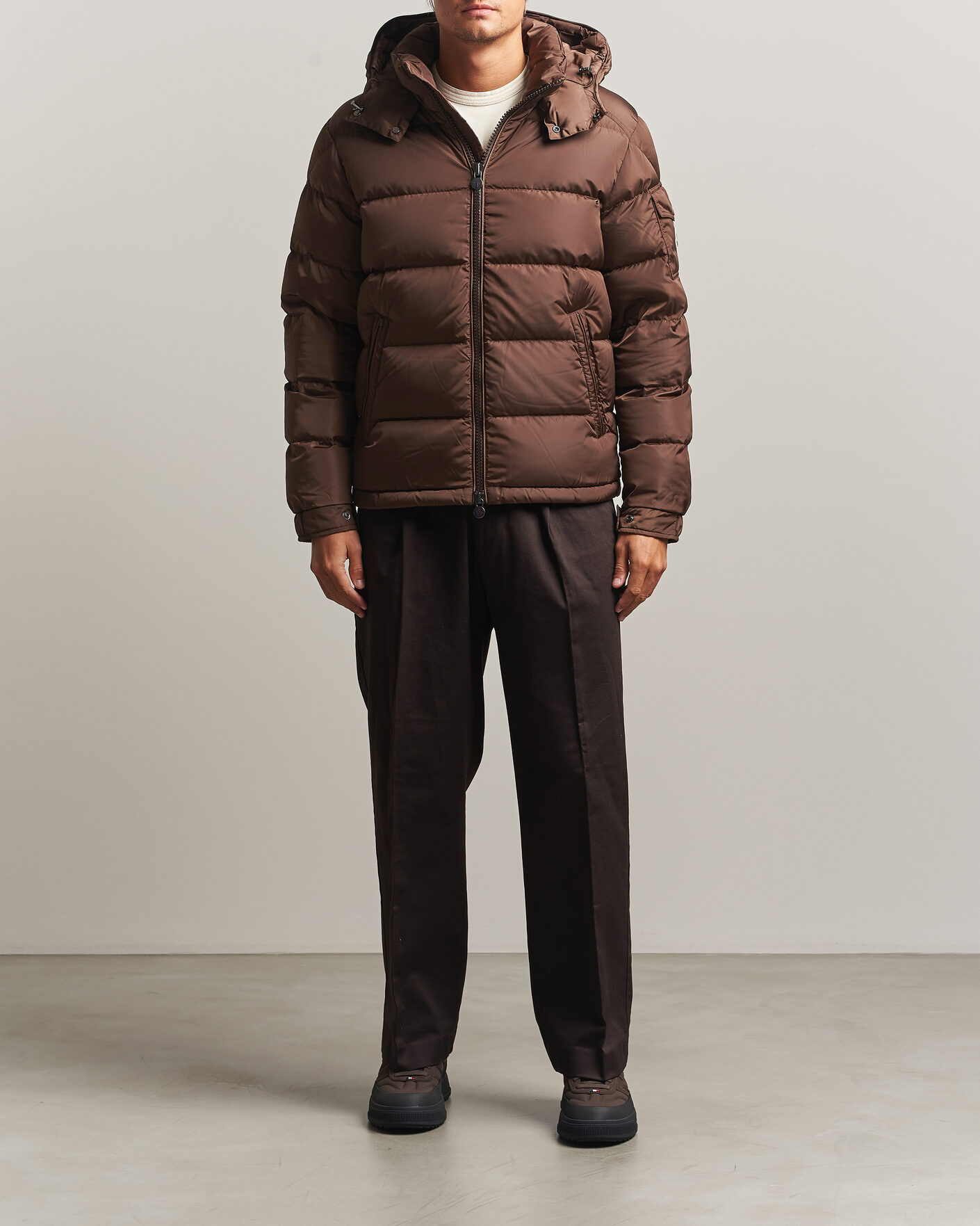 Herr | Jackor | Moncler | Maya Jacket Matte Brown