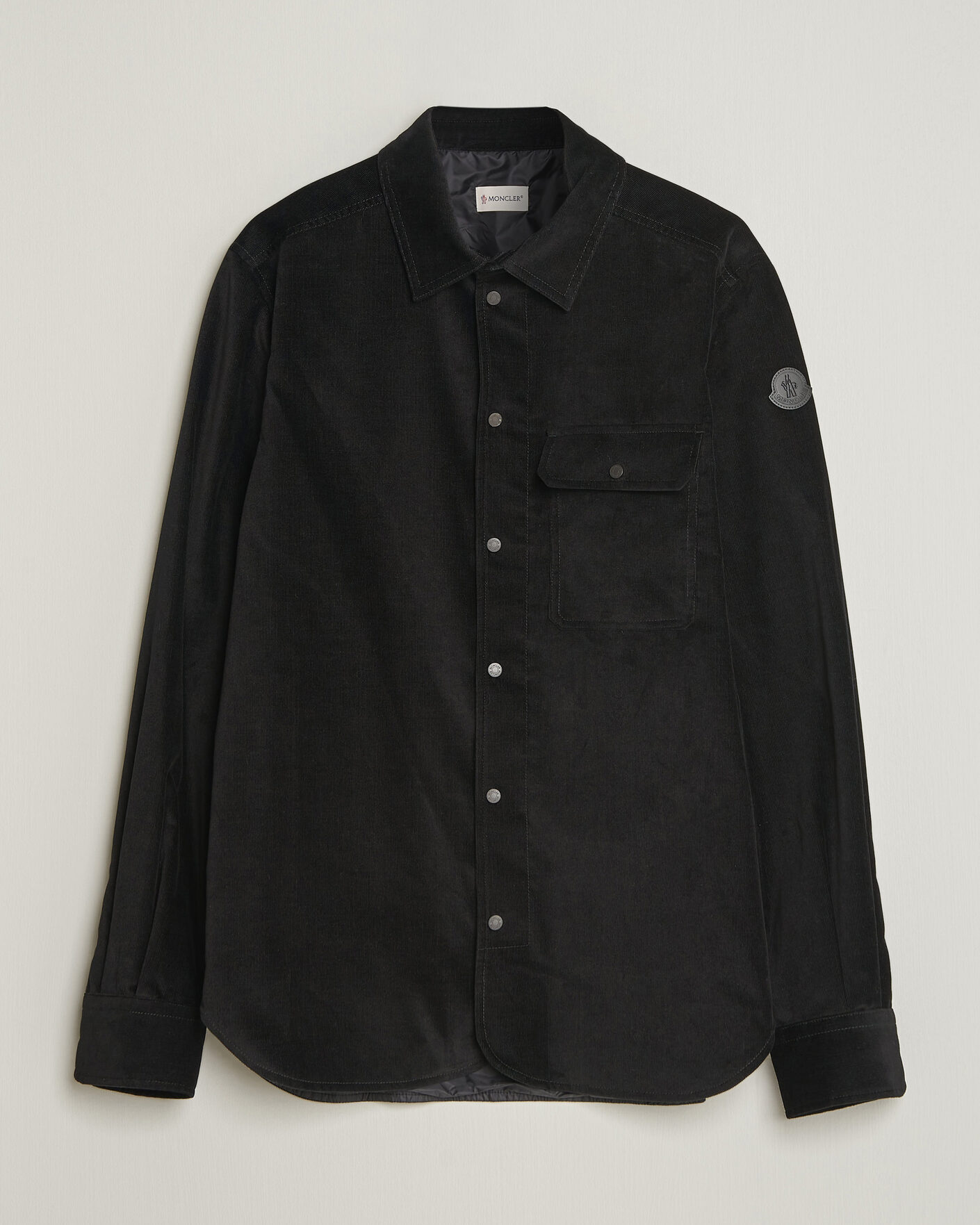 Herr | Skjortor | Moncler | Corduroy Overshirt Black