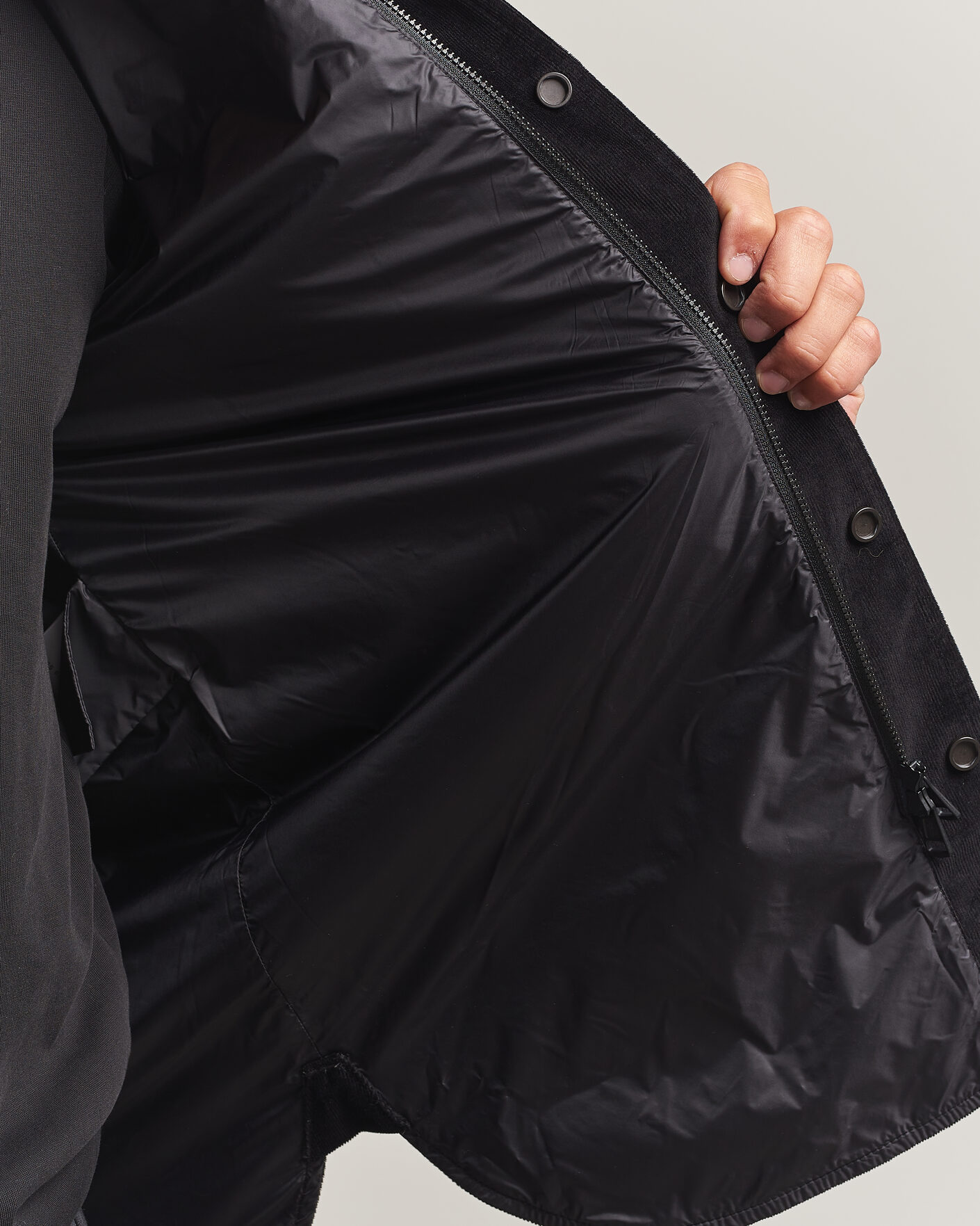 Herr | Skjortor | Moncler | Corduroy Overshirt Black