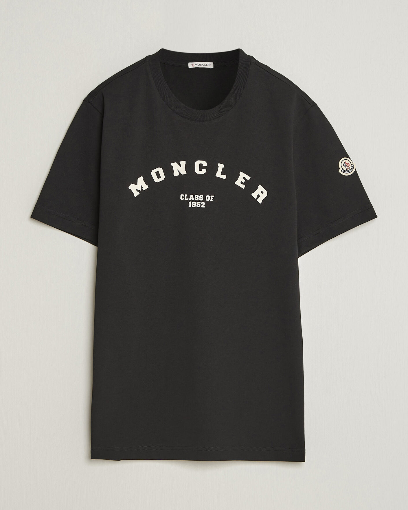 Herr | T-Shirts | Moncler | College Logo T-Shirt Black