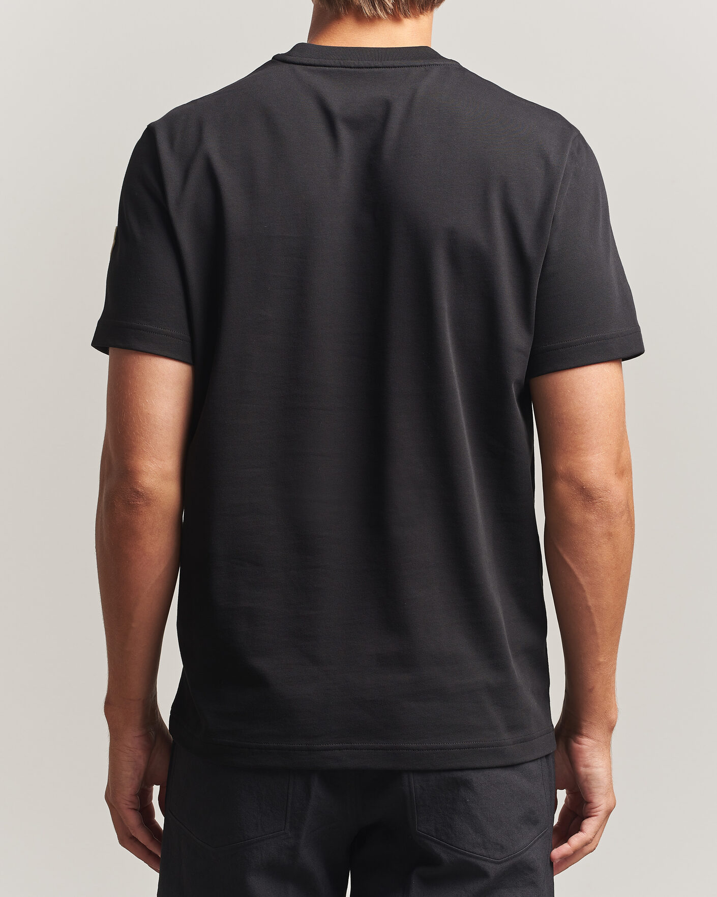 Herr | T-Shirts | Moncler | College Logo T-Shirt Black
