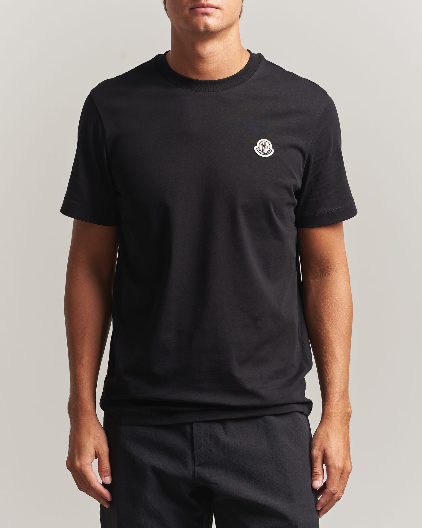 Herr | T-Shirts | Moncler | 3-Pack Logo T-Shirts Black