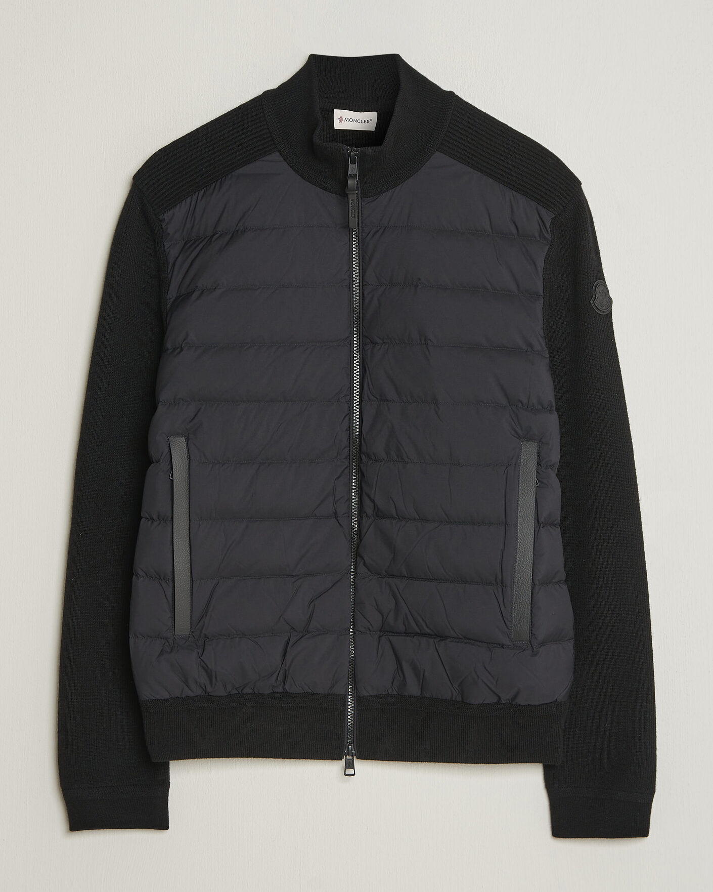 Herr | Jackor | Moncler | Wool/Cashmere Hybrid Jacket Black