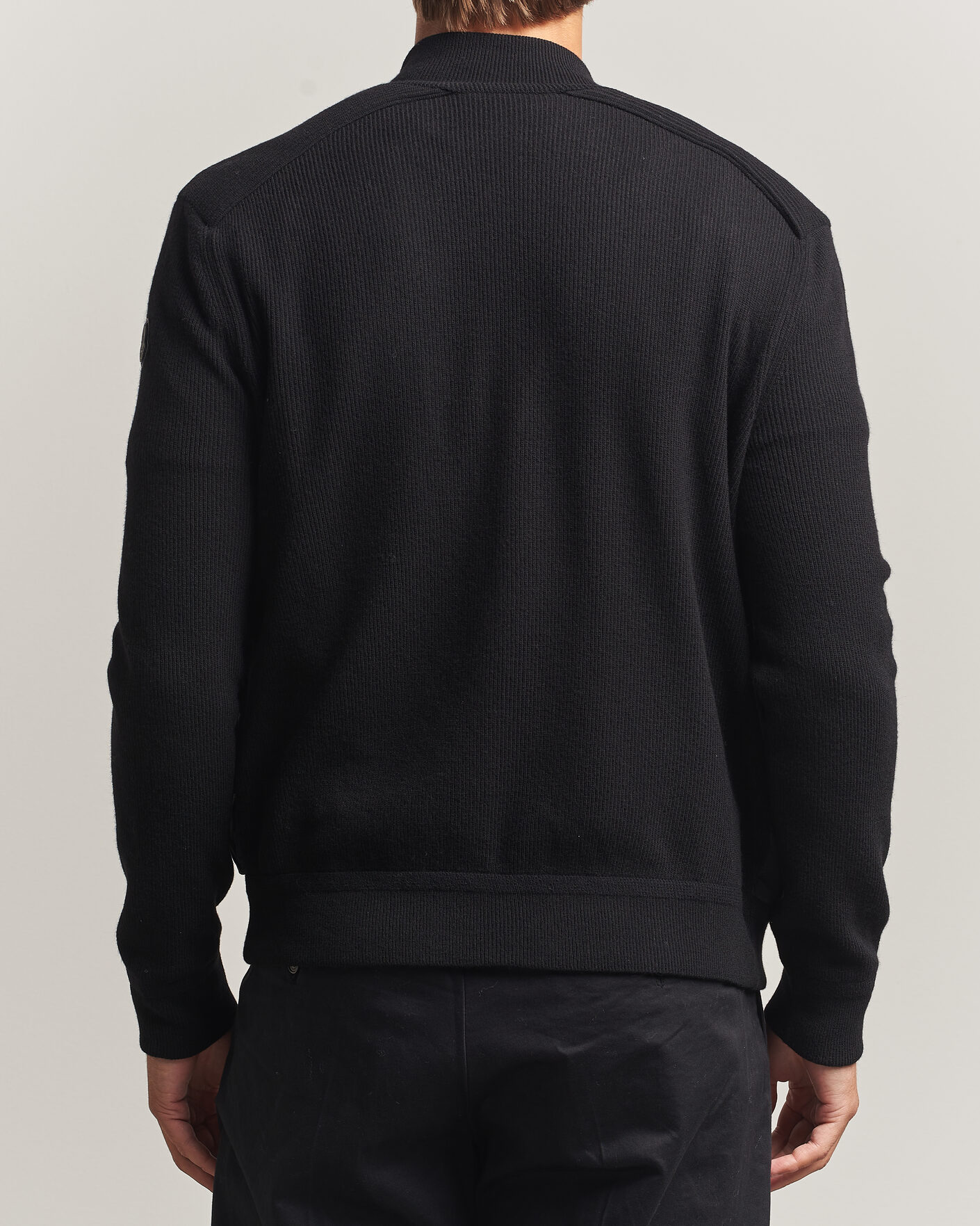Herr | Jackor | Moncler | Wool/Cashmere Hybrid Jacket Black