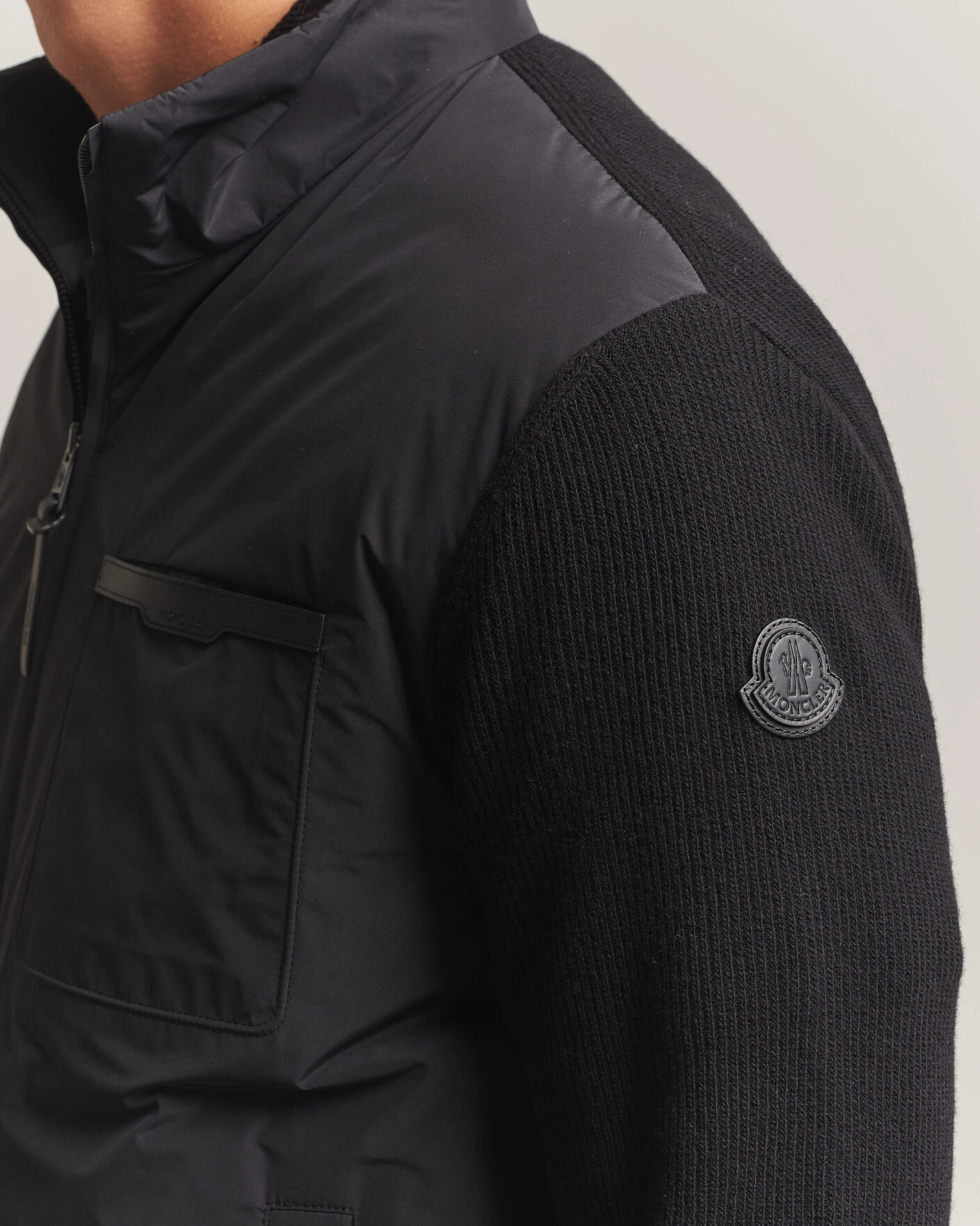 Herr | Jackor | Moncler | Hybrid Jacket Black