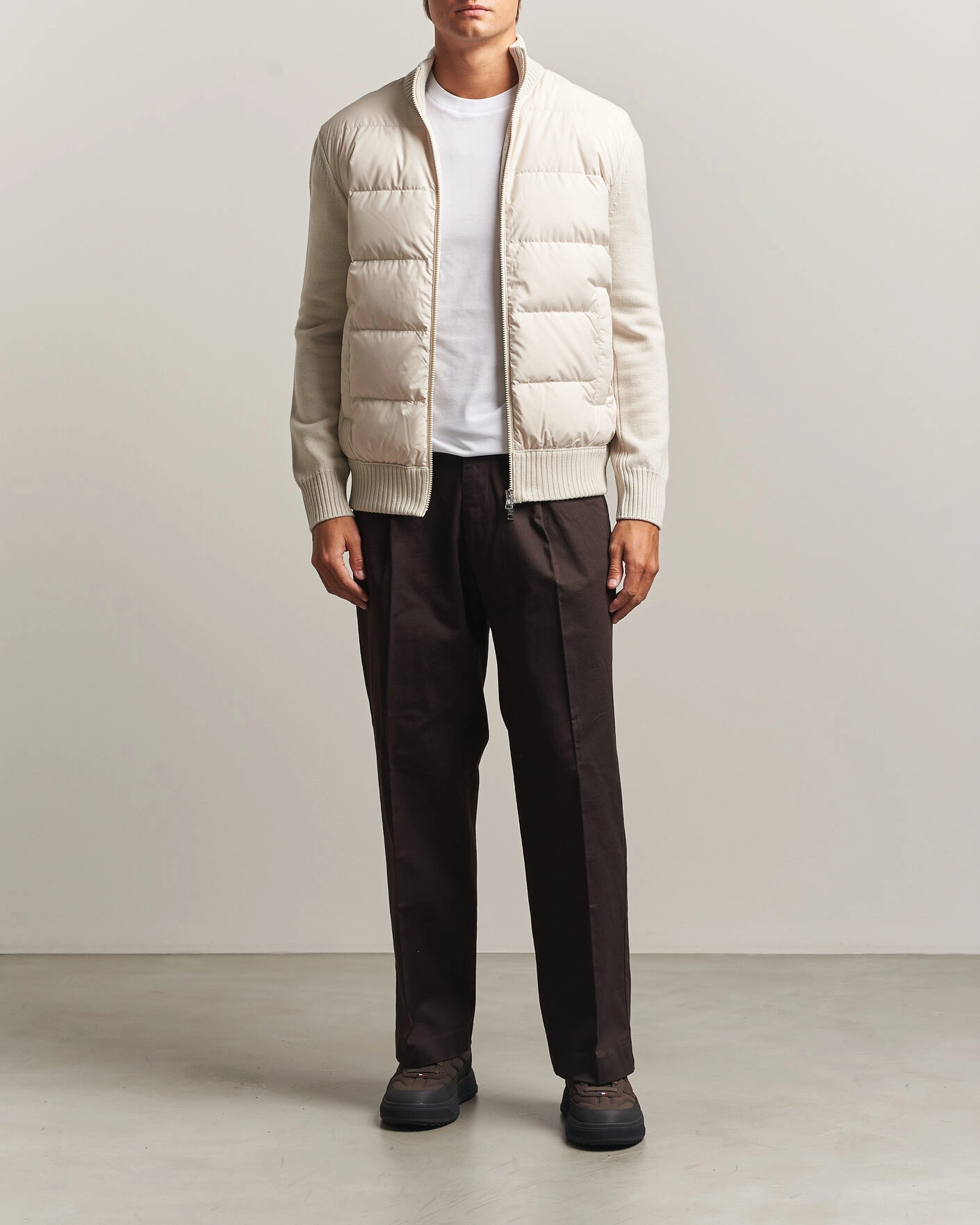 Herr | Jackor | Moncler | Padded Hybrid Jacket Grey