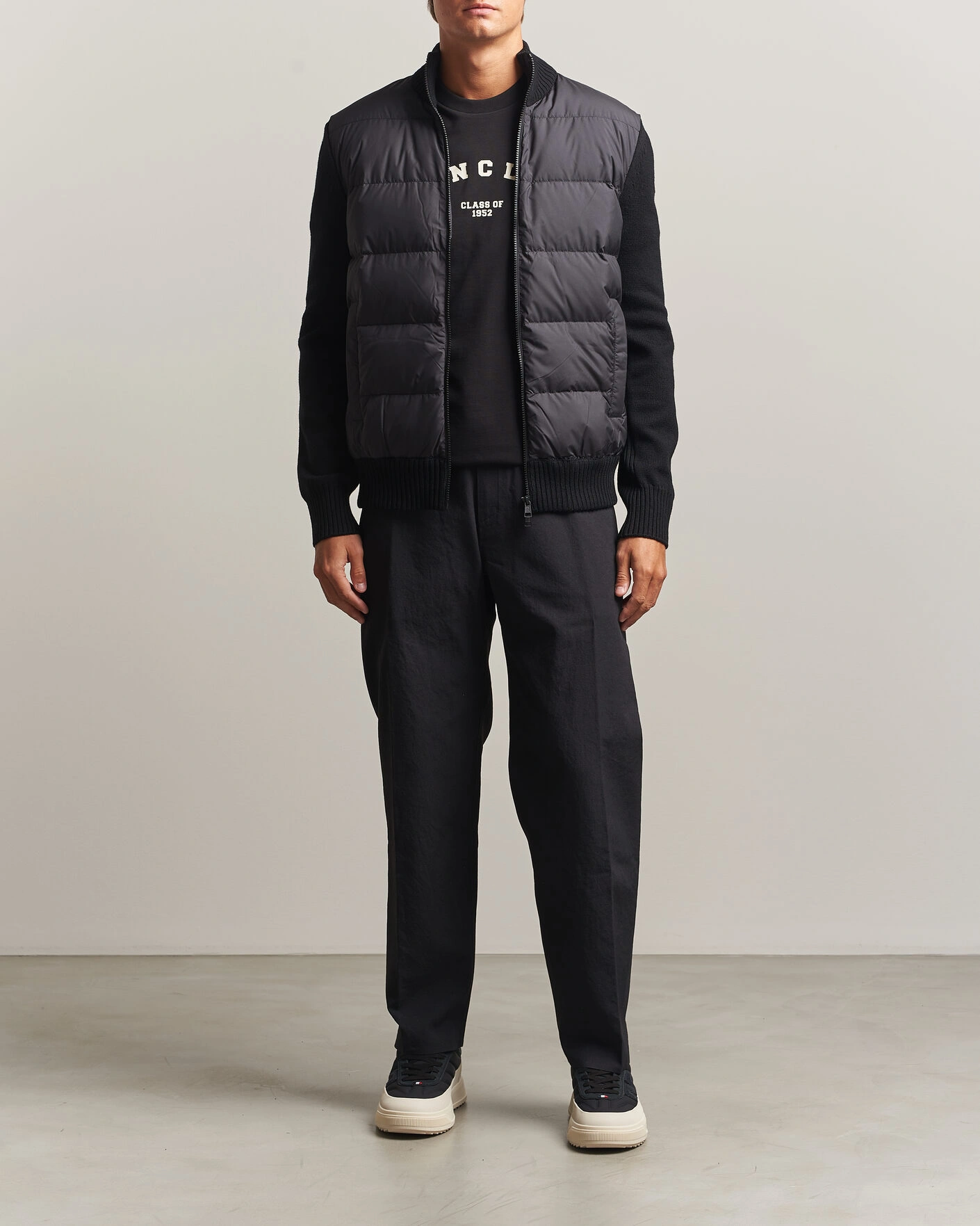 Herr | Jackor | Moncler | Padded Hybrid Jacket Black