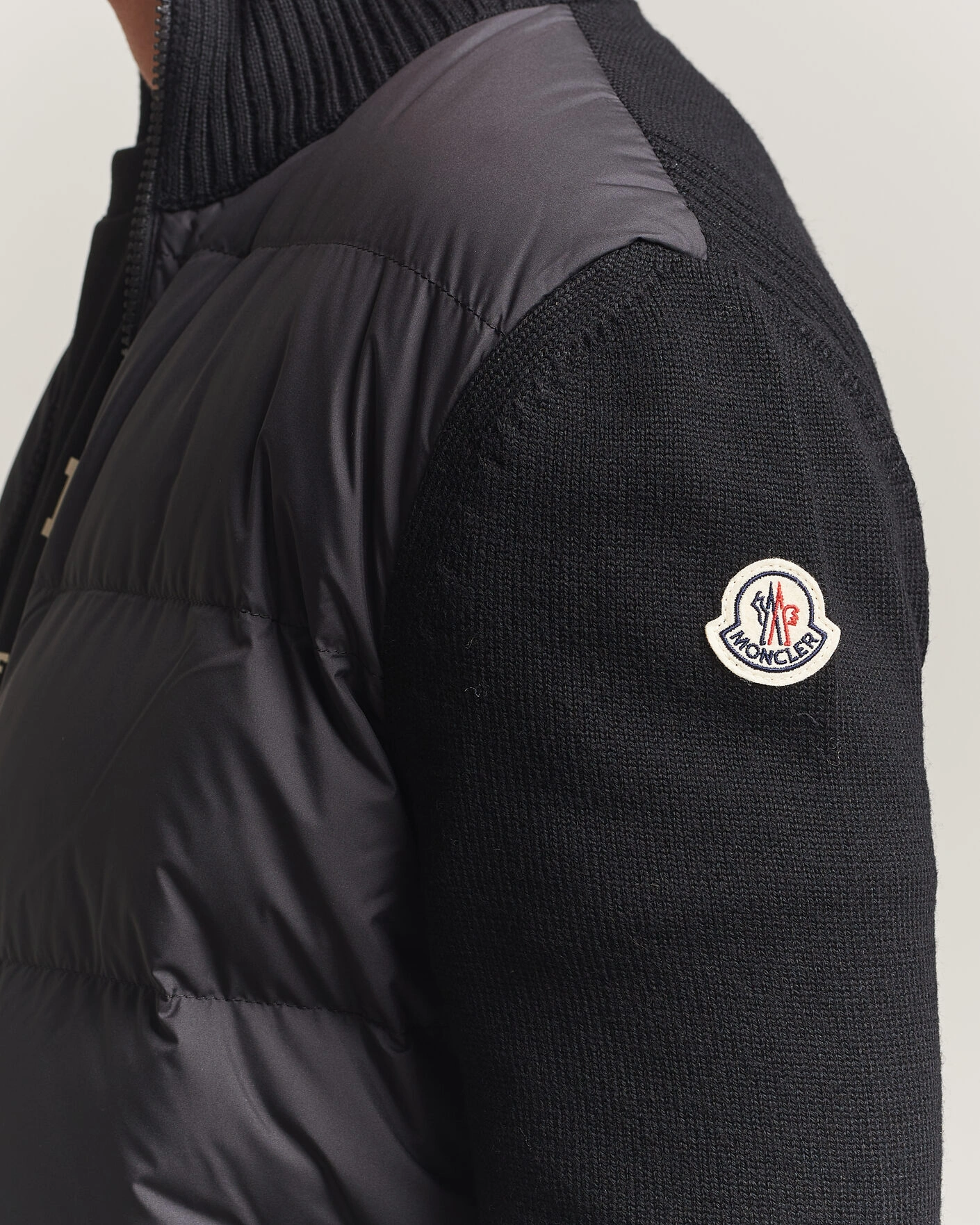 Herr | Jackor | Moncler | Padded Hybrid Jacket Black