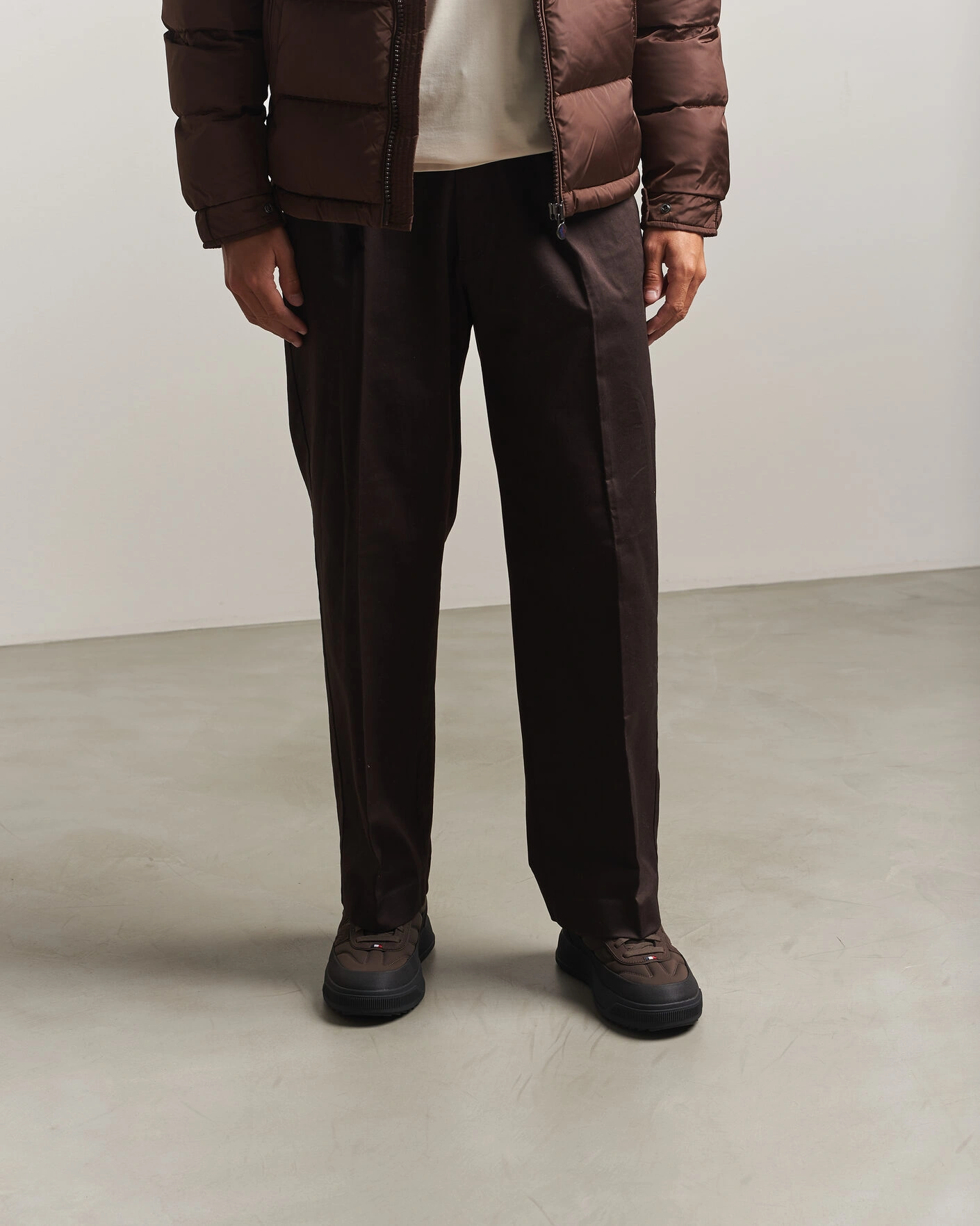 Herr | Sneakers | Moncler | Altive Low Top Sneakers Dark Brown