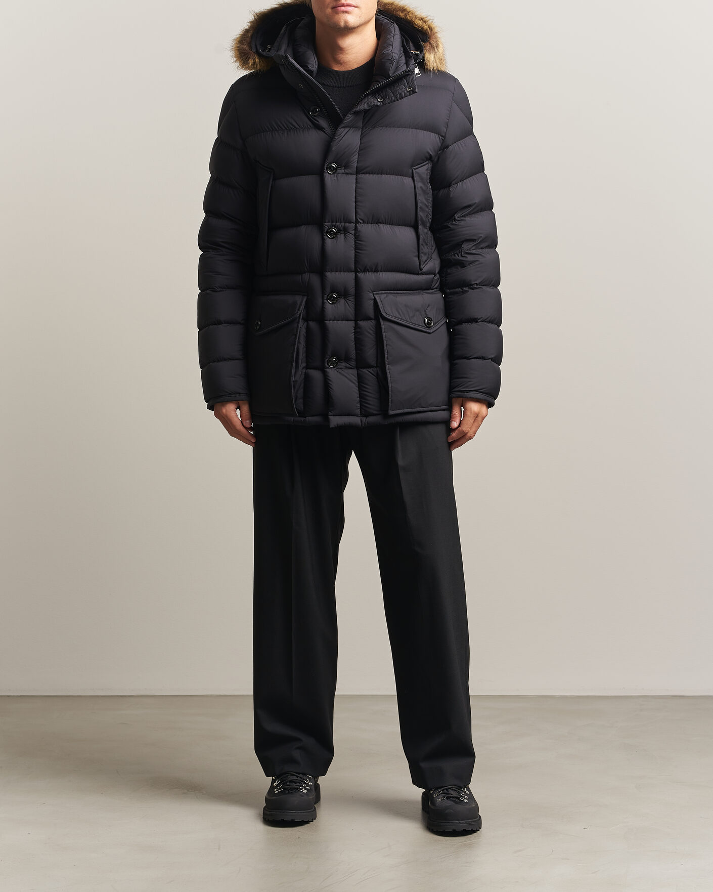 Herr | Jackor | Moncler | Clunye Down Parka Black