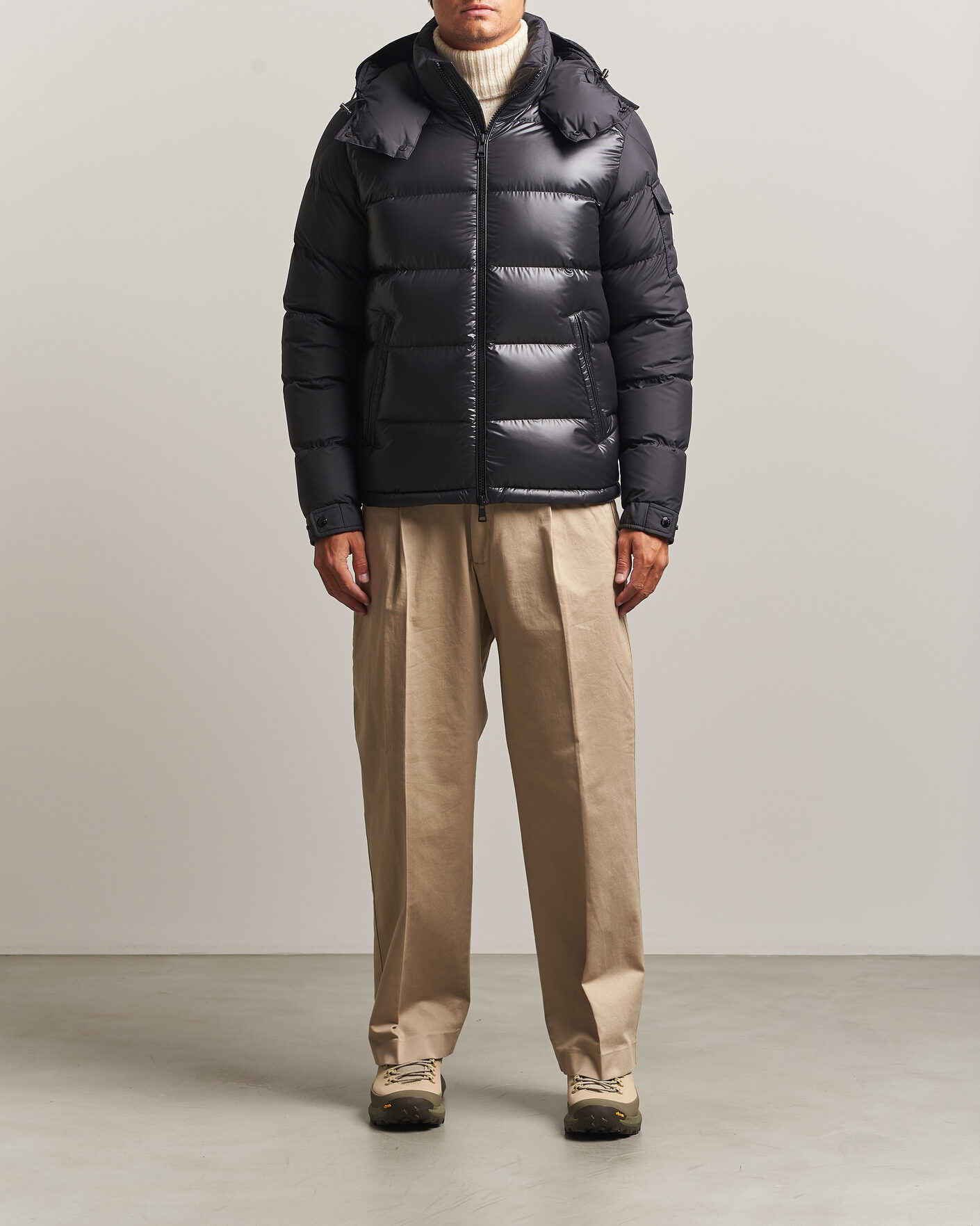 Herr | Jackor | Moncler | Maya Bi-Material Jacket Black