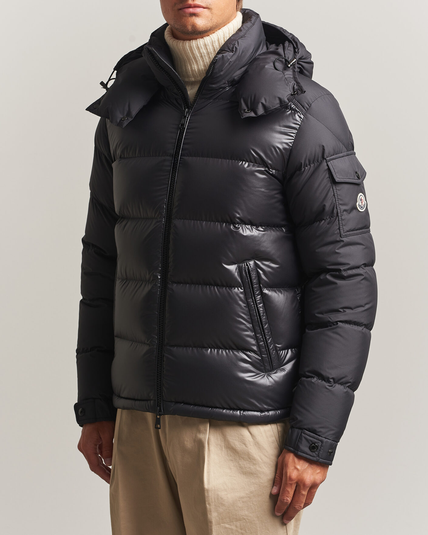 Herr | Jackor | Moncler | Maya Bi-Material Jacket Black