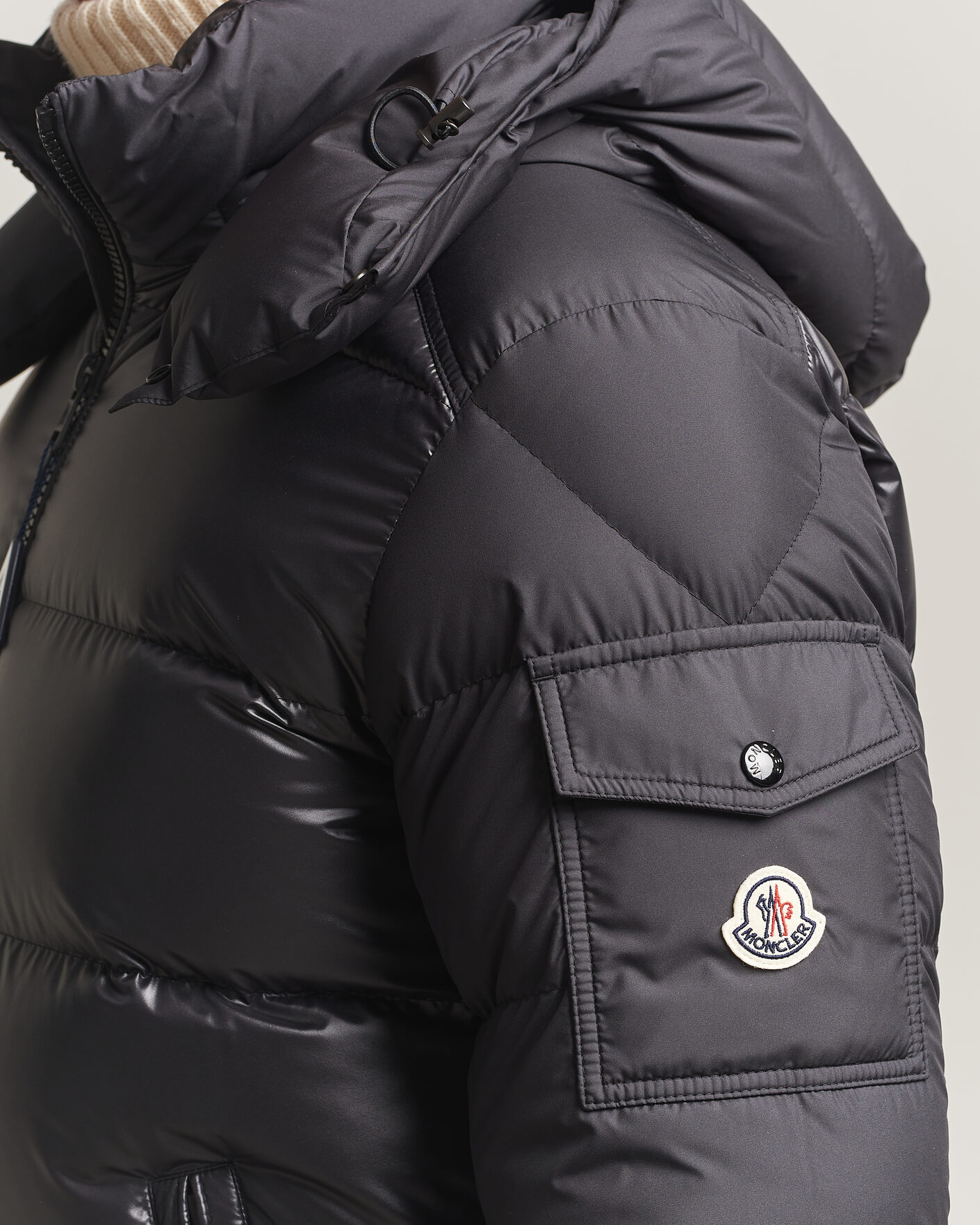 Herr | Jackor | Moncler | Maya Bi-Material Jacket Black
