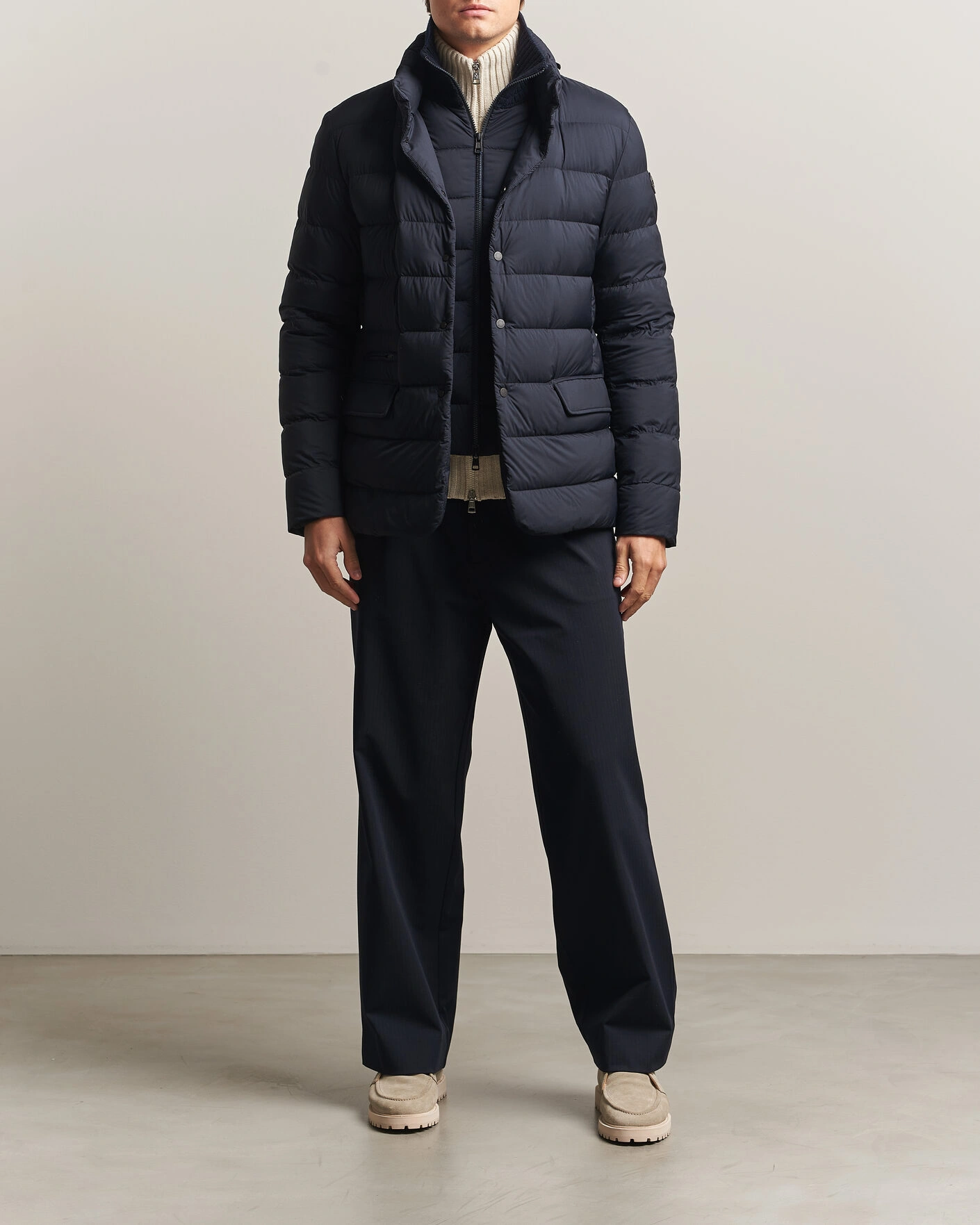 Herr | Jackor | Moncler | Elarune Down Blazer Navy