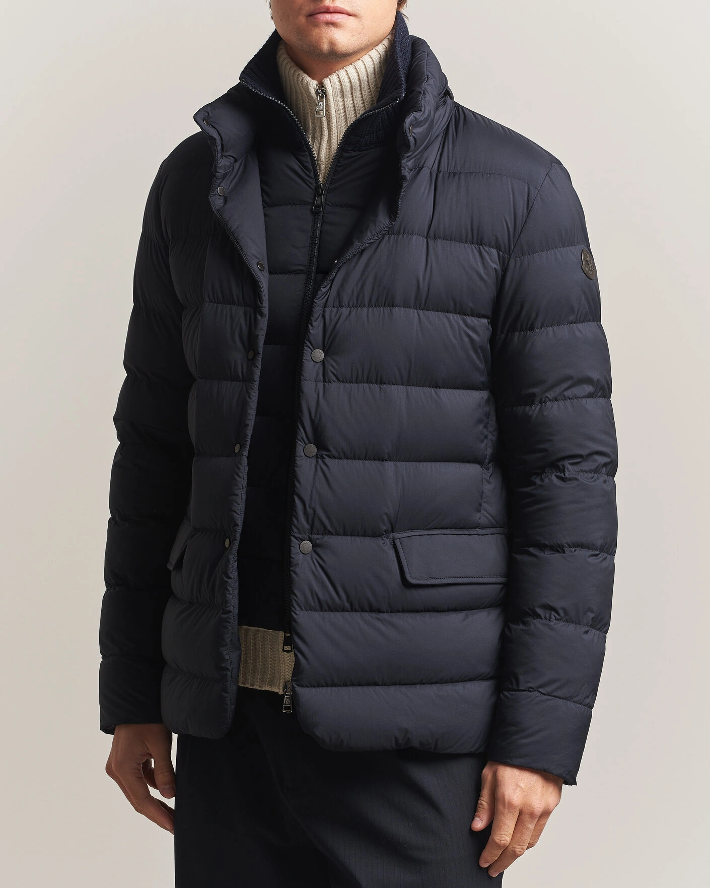 Herr | Jackor | Moncler | Elarune Down Blazer Navy