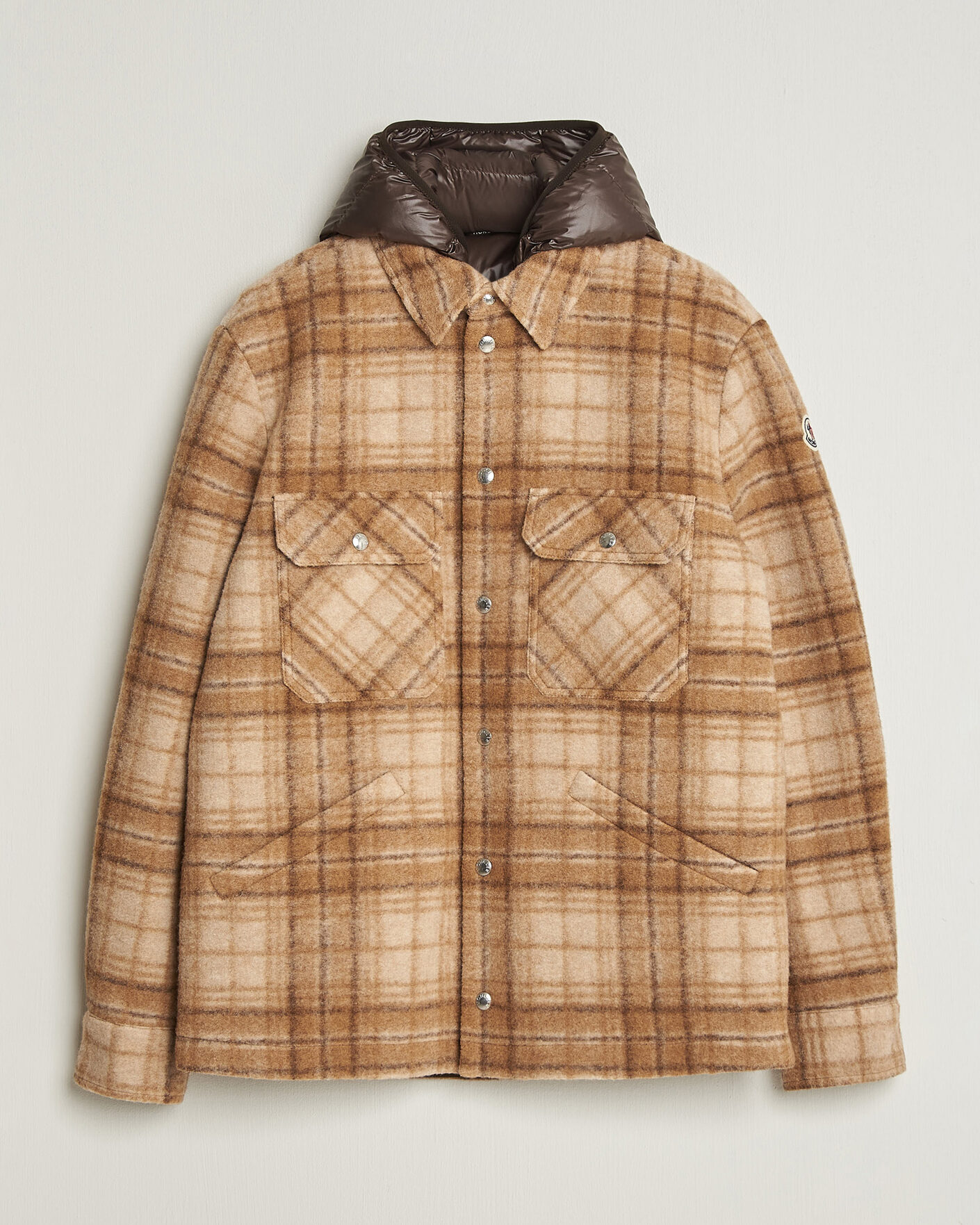 Herr | Jackor | Moncler | Nyvalin Shirt Jacket Brown Check