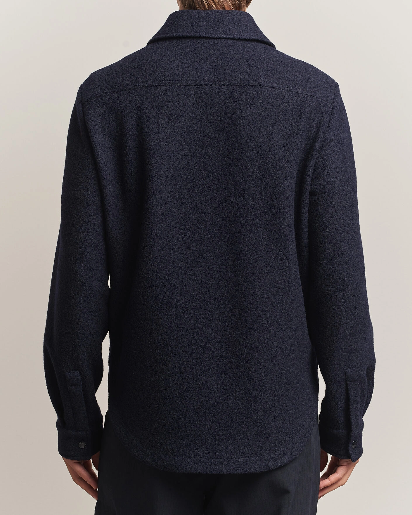 Herr | Skjortor | Moncler | Zip Overshirt Navy