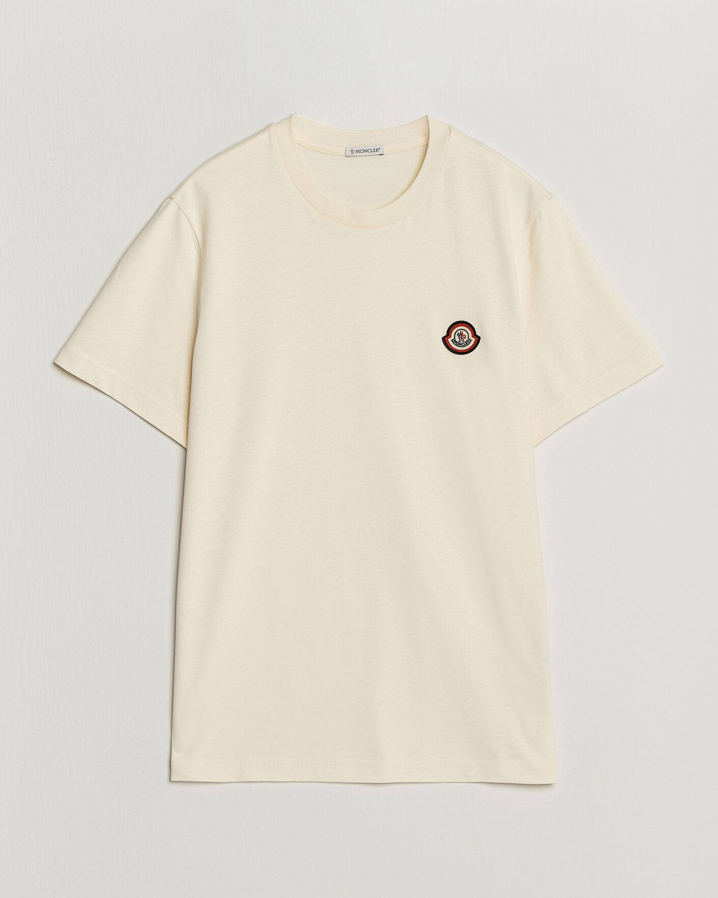 Herr | T-Shirts | Moncler | Logo T-Shirt Off White