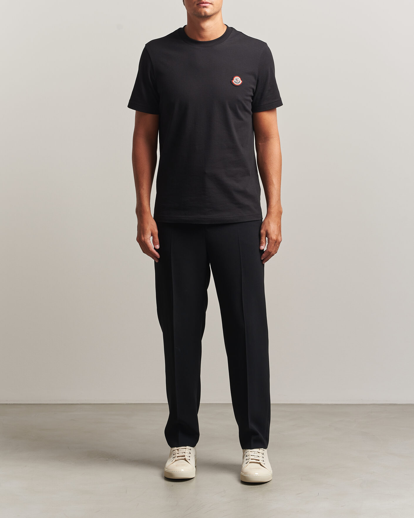 Herr | T-Shirts | Moncler | Logo T-Shirt Black