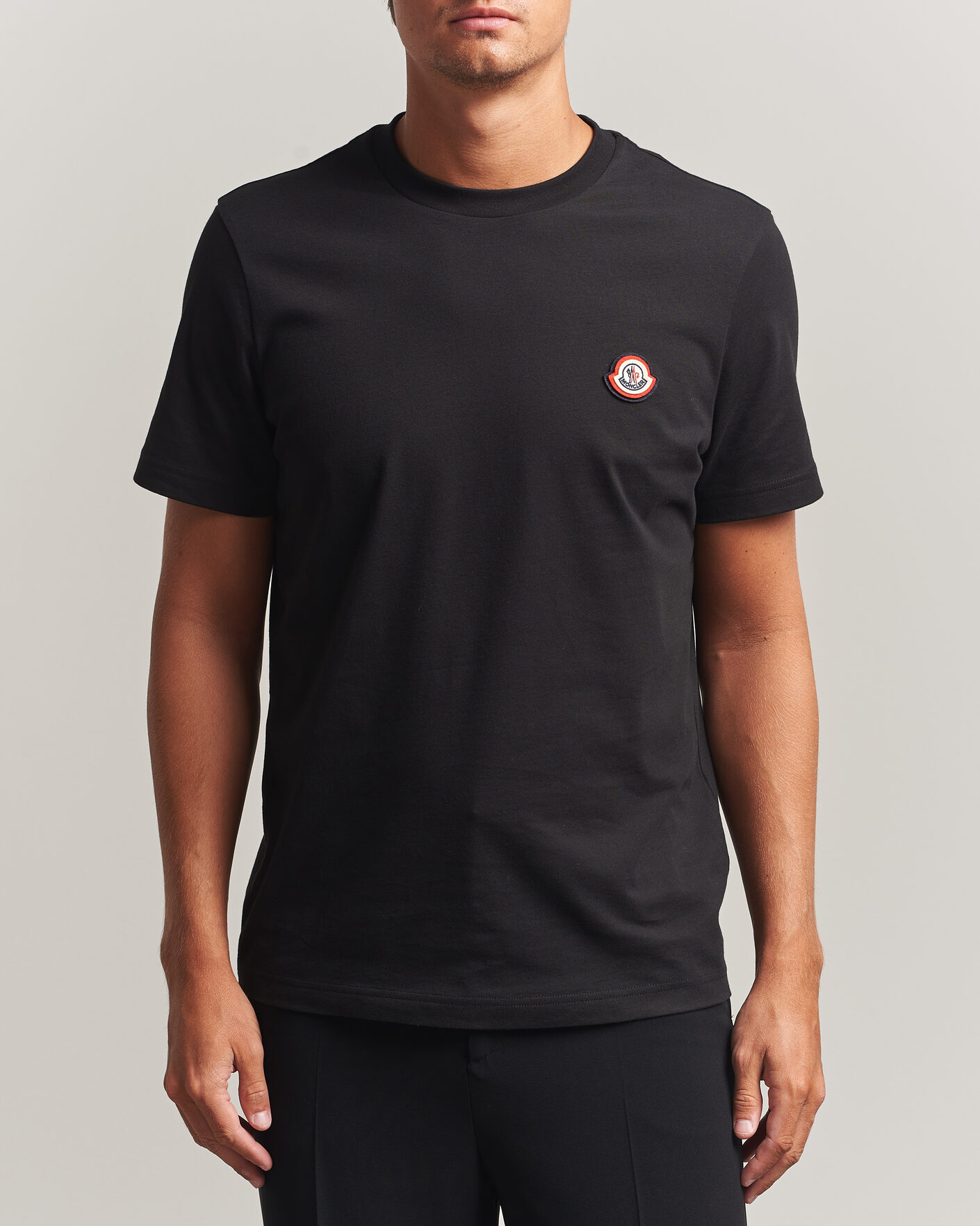 Herr | T-Shirts | Moncler | Logo T-Shirt Black