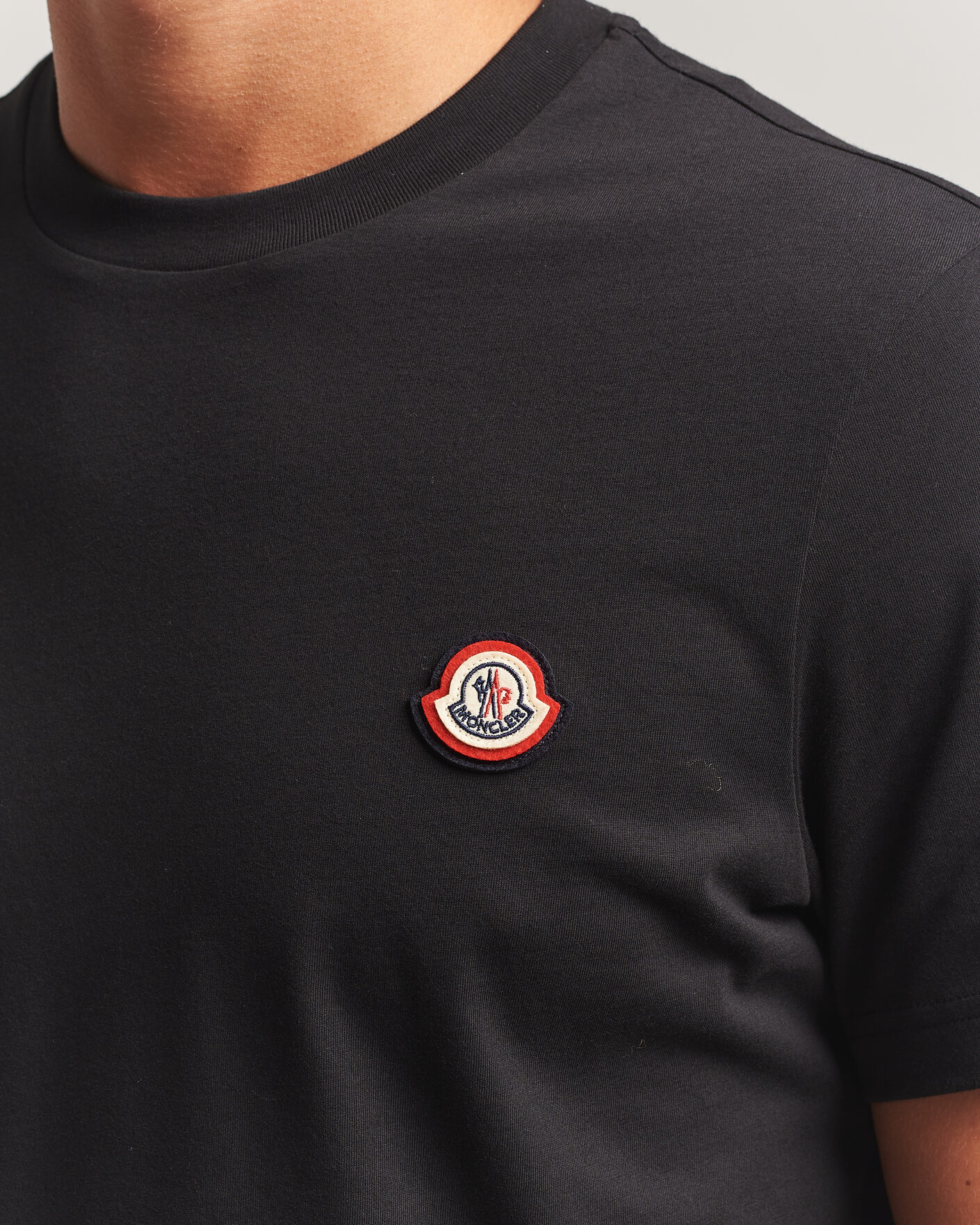 Herr | T-Shirts | Moncler | Logo T-Shirt Black