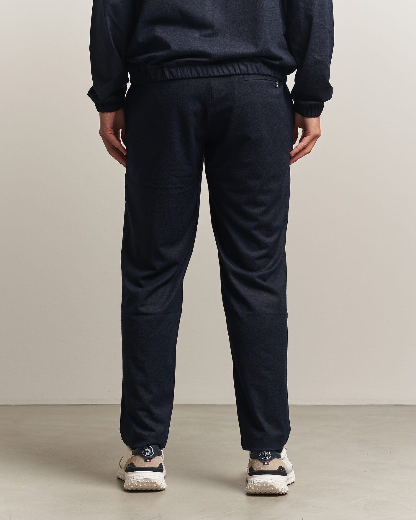 Herr | Byxor | Moncler | Flannel Joggers Navy