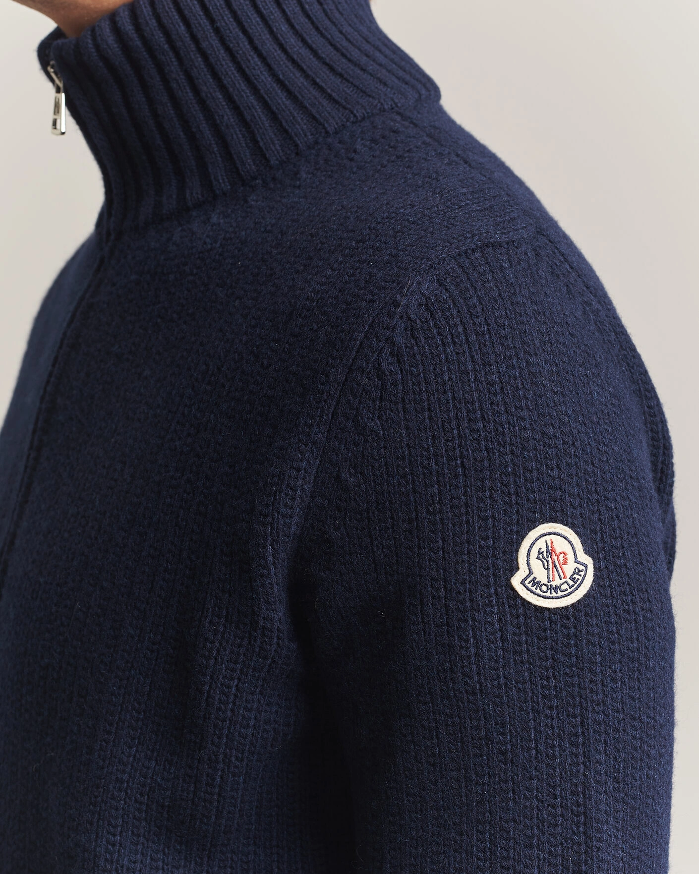 Herr | Tröjor | Moncler | Full Zip Cardigan Navy