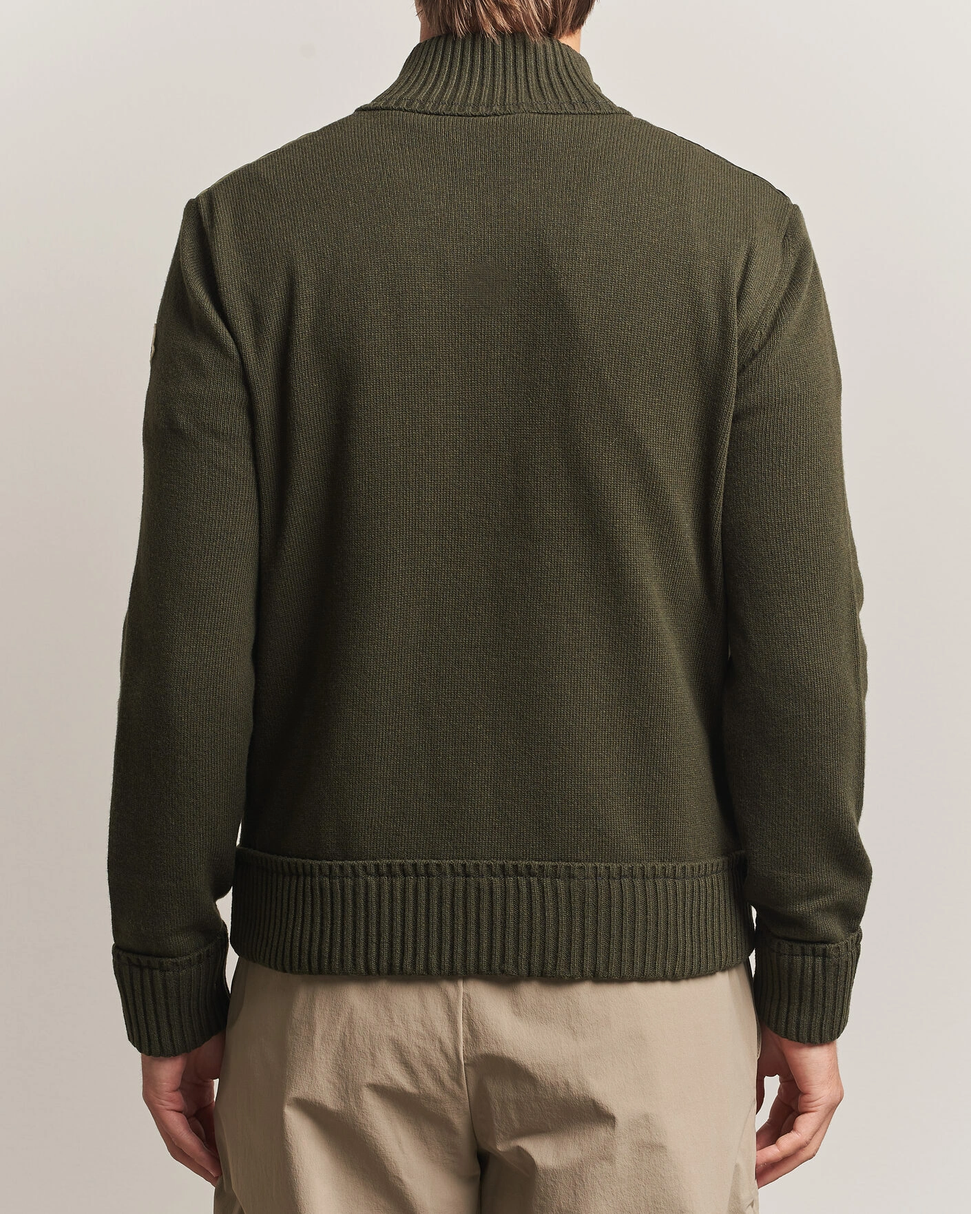 Herr | Jackor | Moncler | Quilted Hybrid Jacket Dark Green