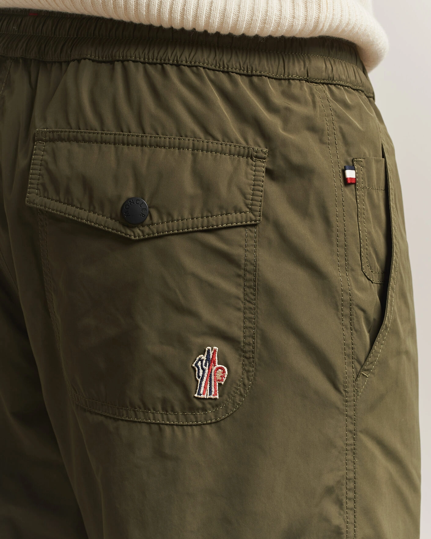 Herr | Byxor | Moncler Grenoble | Drawstring Pants Olive