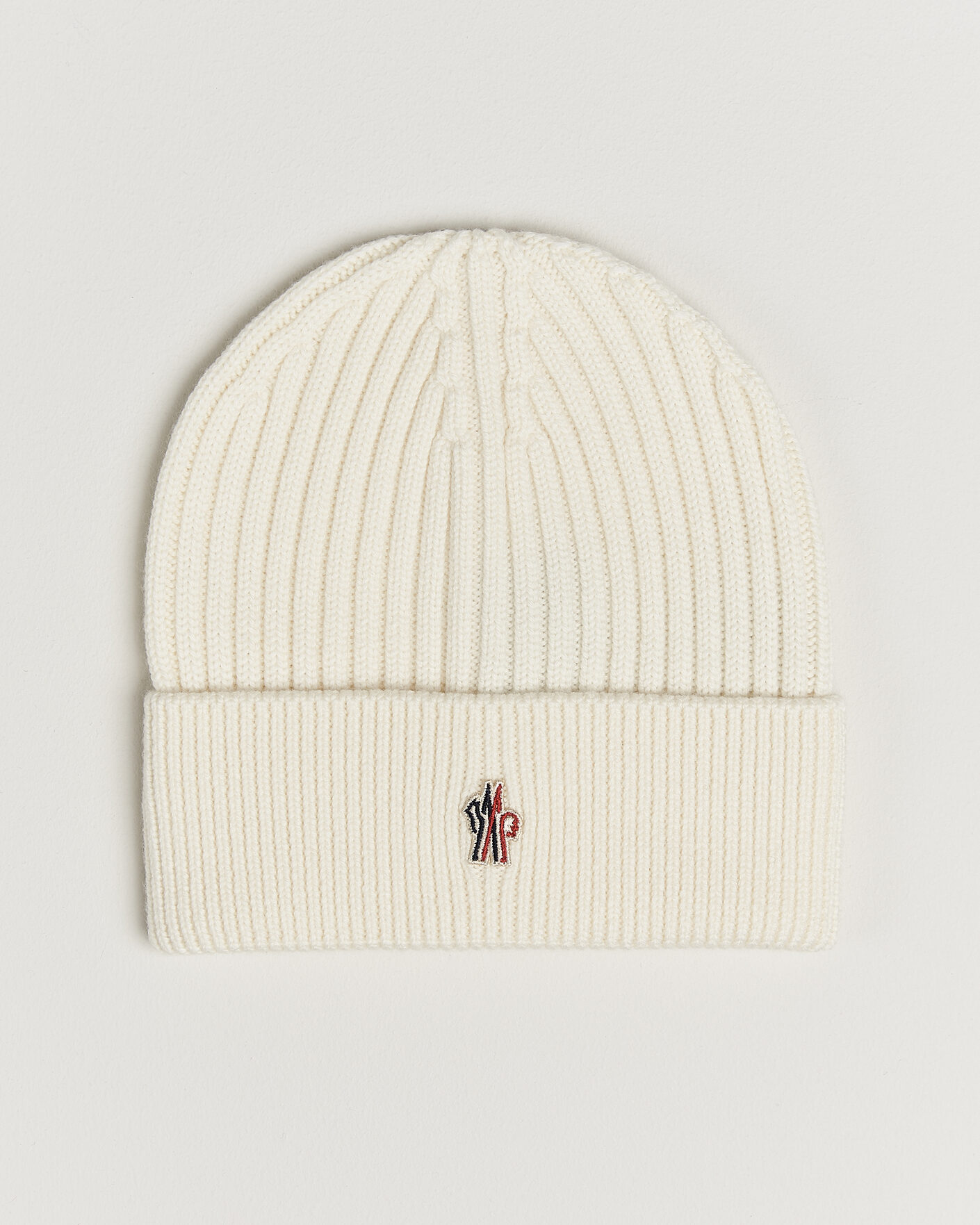 Herr | Mössor | Moncler Grenoble | Rib Wool Beanie Off White