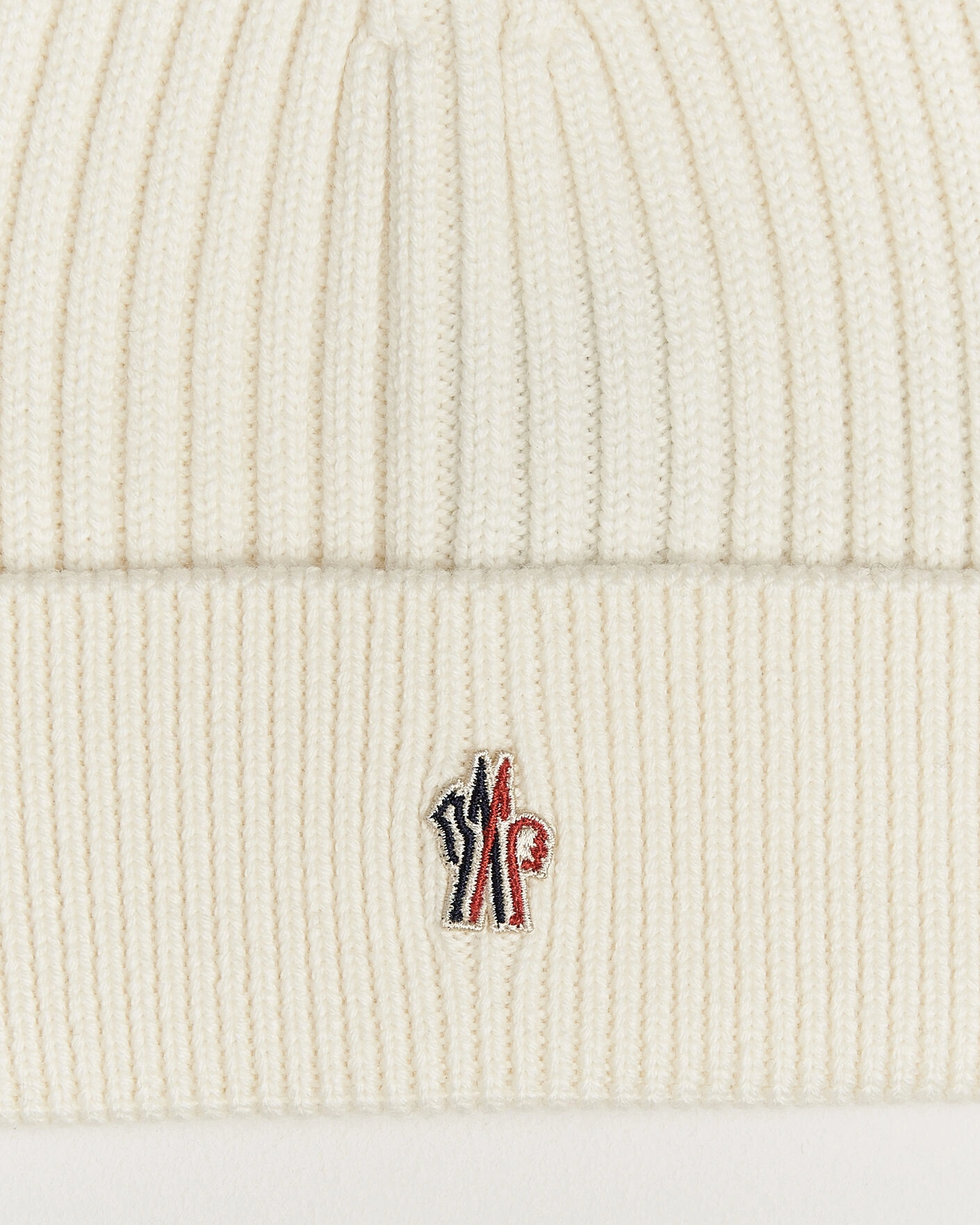 Herr | Mössor | Moncler Grenoble | Rib Wool Beanie Off White