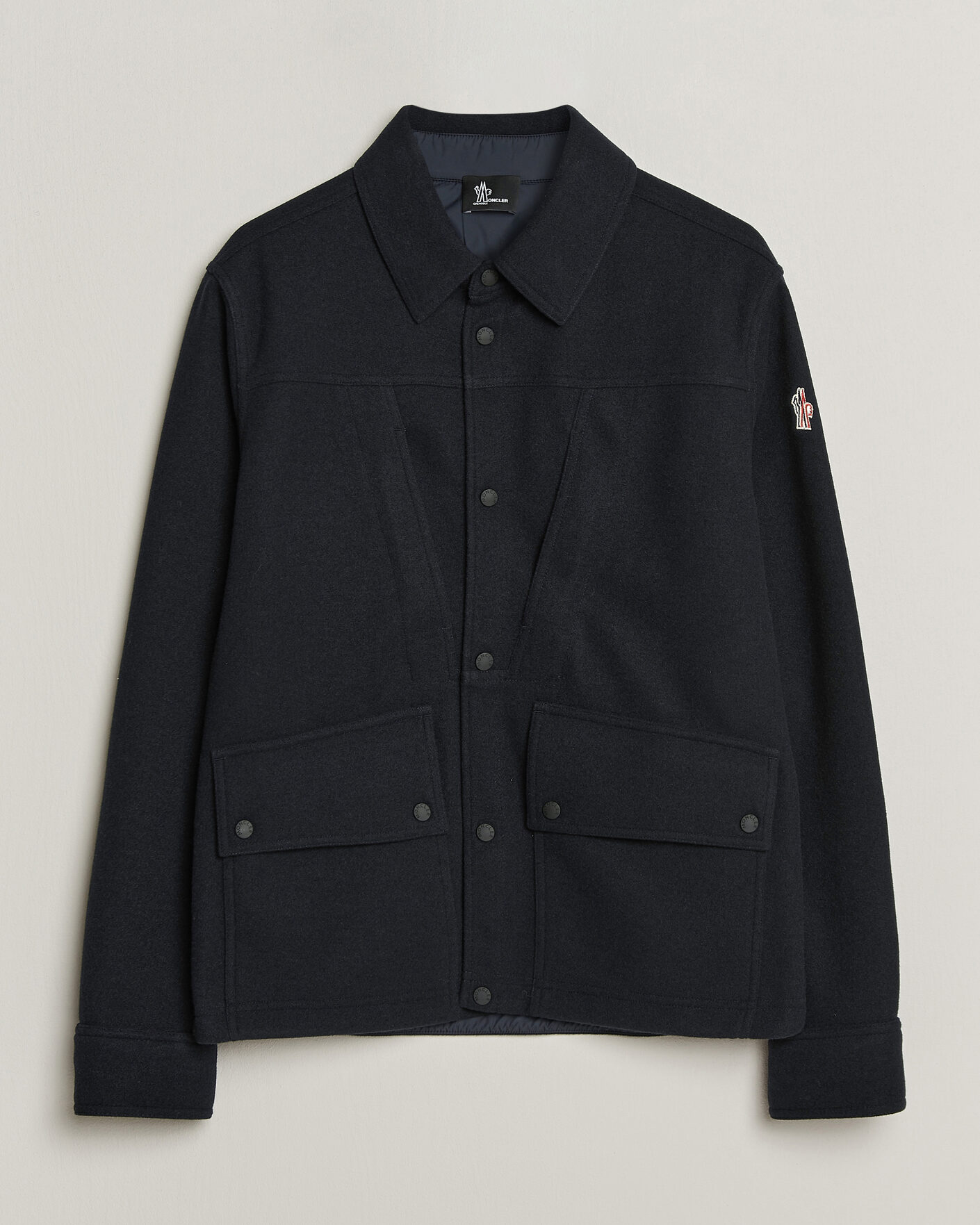 Herr | Jackor | Moncler Grenoble | Brushed Shirt Jacket Navy