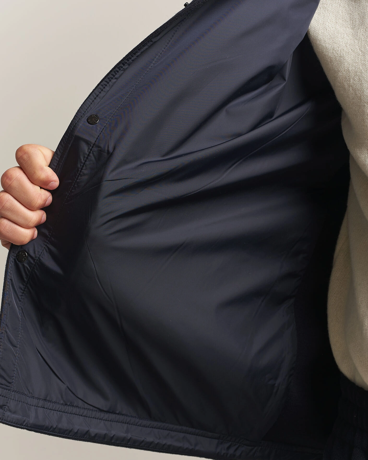Herr | Jackor | Moncler Grenoble | Brushed Shirt Jacket Navy