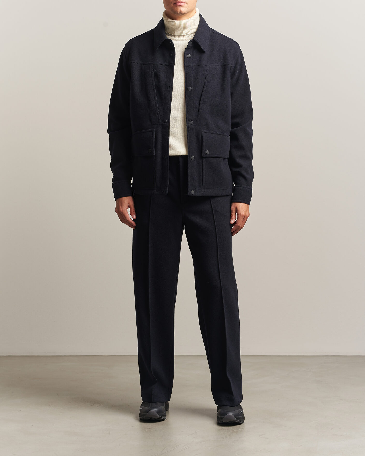 Herr | Byxor | Moncler Grenoble | Brushed Pants Navy