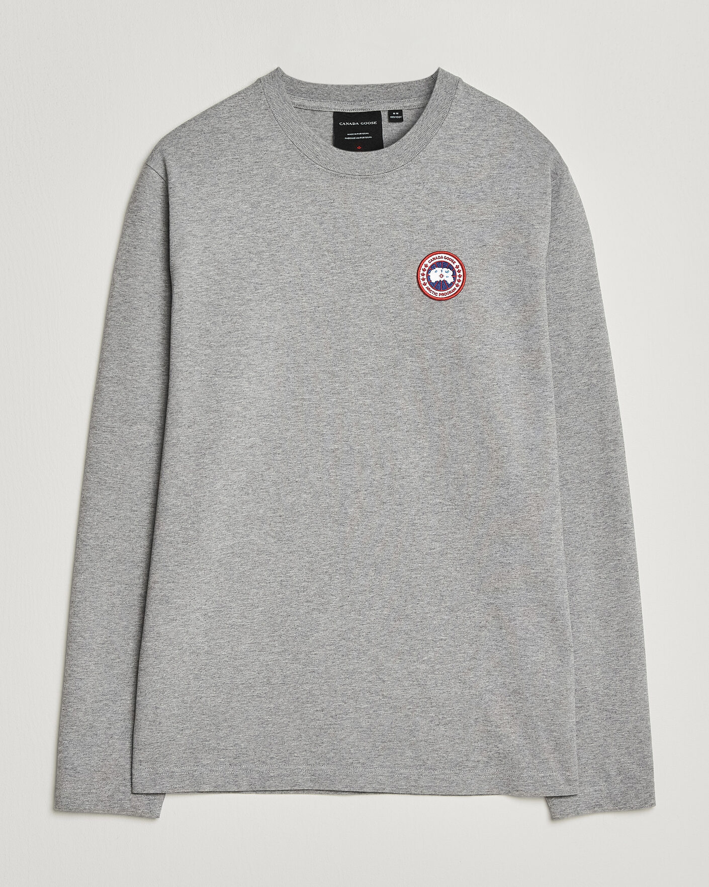 Herr | T-Shirts | Canada Goose | Vantage Long Sleeve T-Shirt Stone Heather