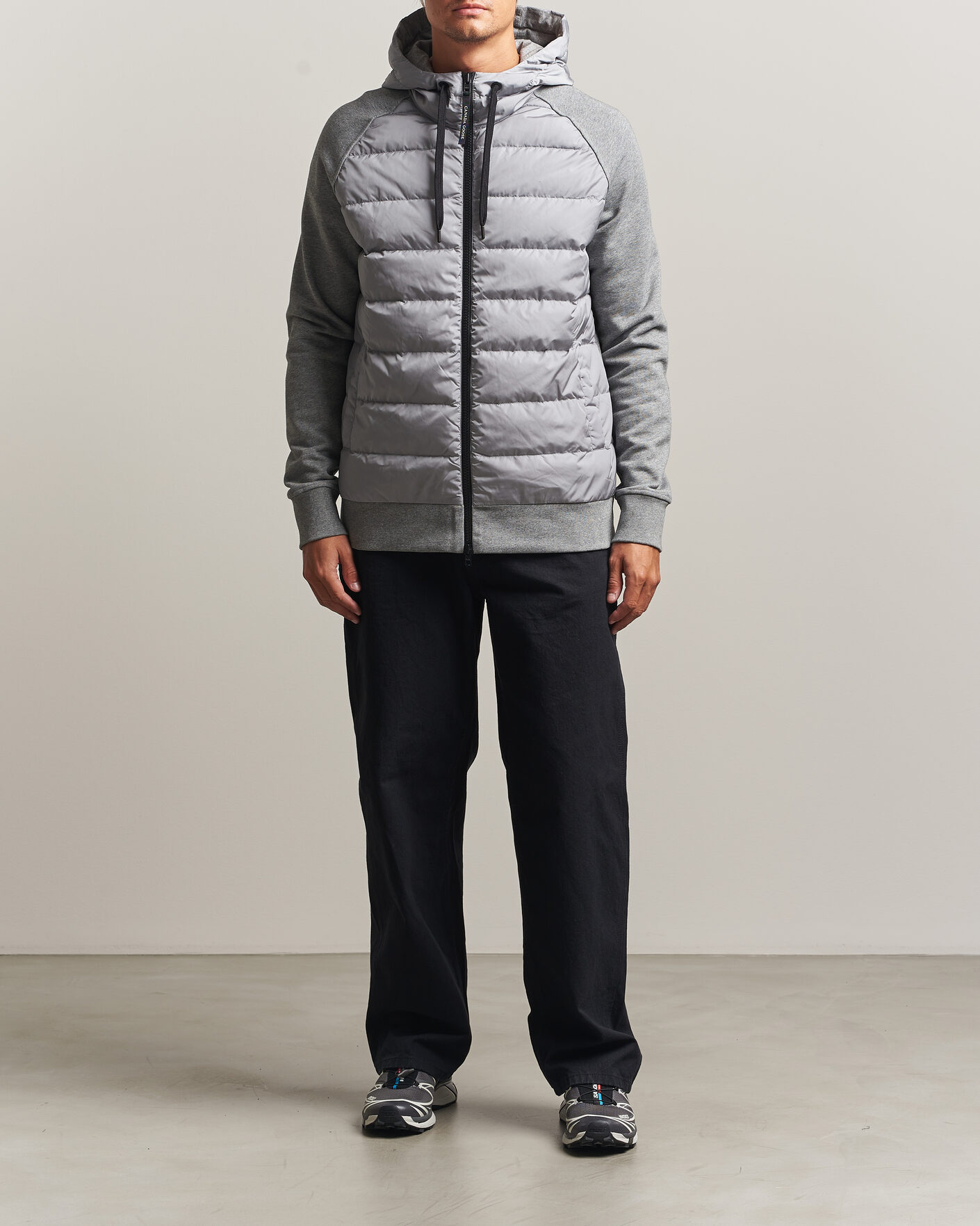 Herr | Jackor | Canada Goose | Hybridge Huron Full Zip Hoody Stone Heather