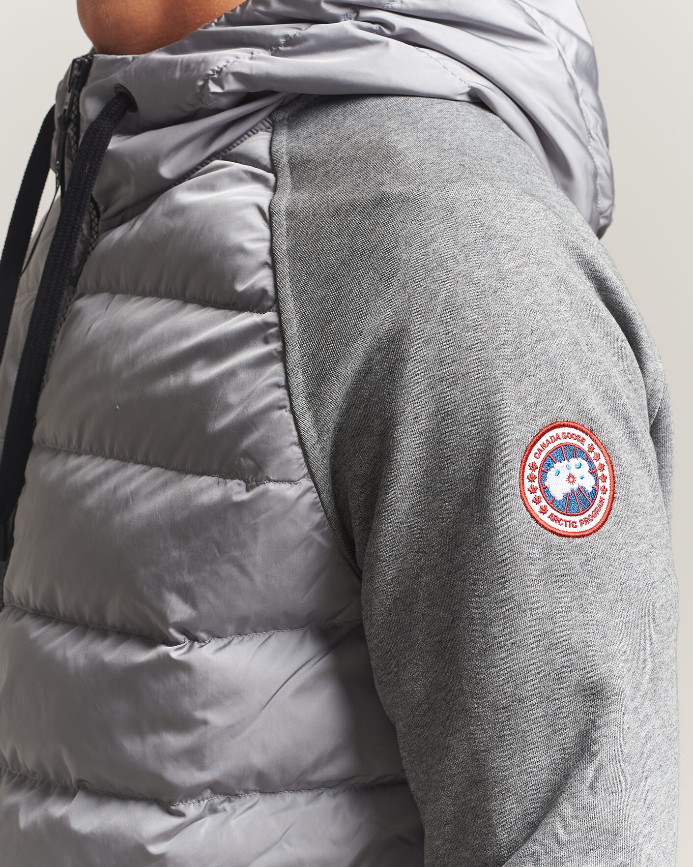 Herr | Jackor | Canada Goose | Hybridge Huron Full Zip Hoody Stone Heather
