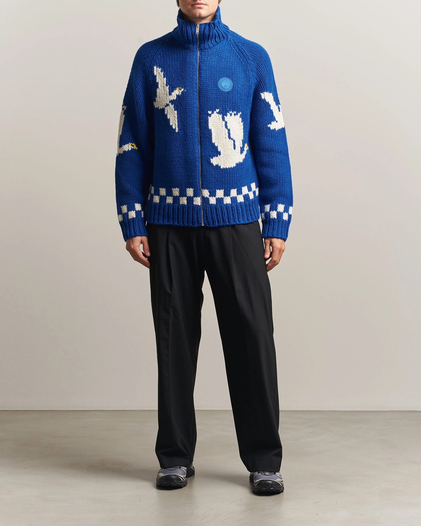 Herr | Tröjor | Canada Goose | Moisie Knit Jacket Arctic Goose