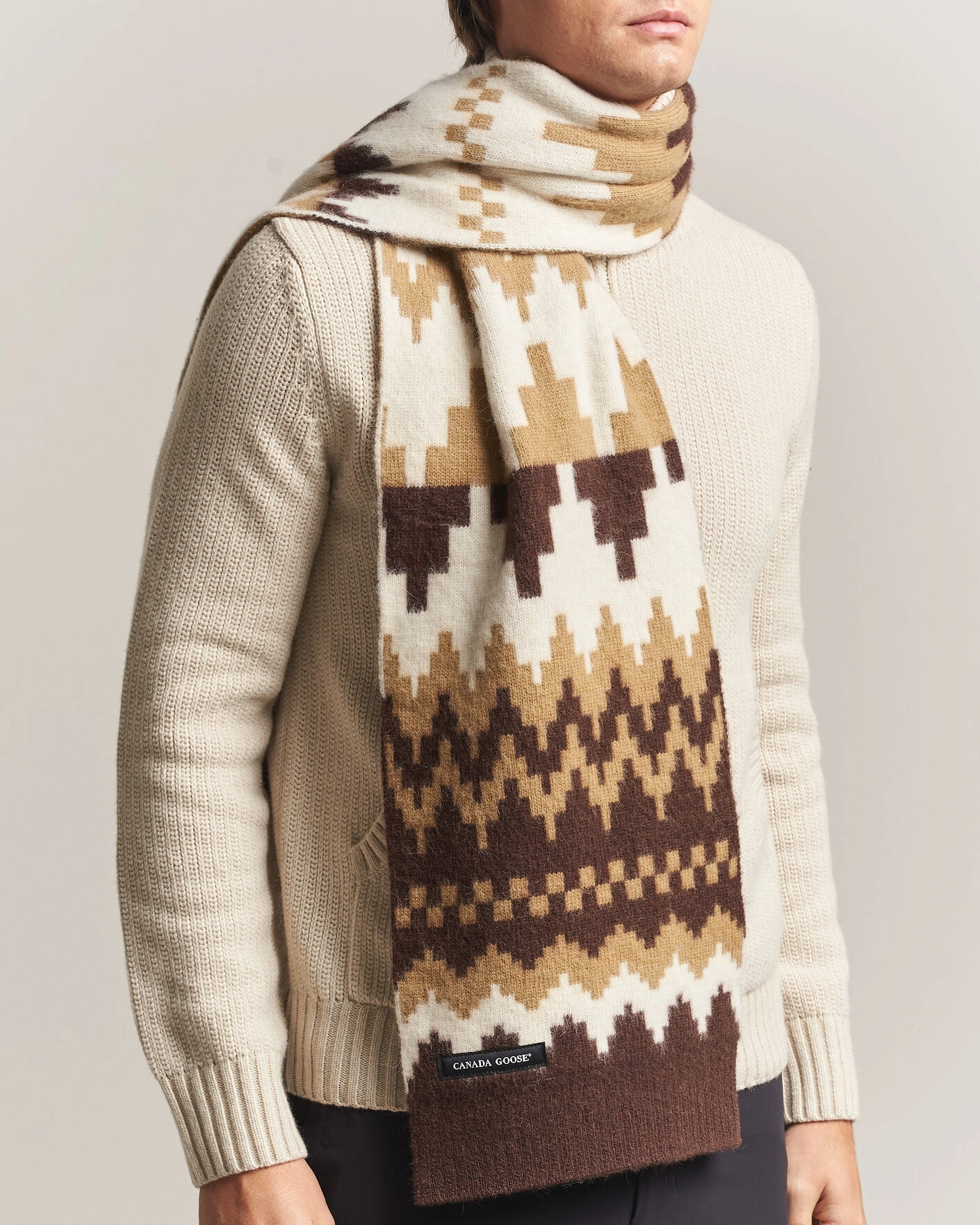 Herr | Halsdukar | Canada Goose | Fair Isle Scarf Glacier Woods