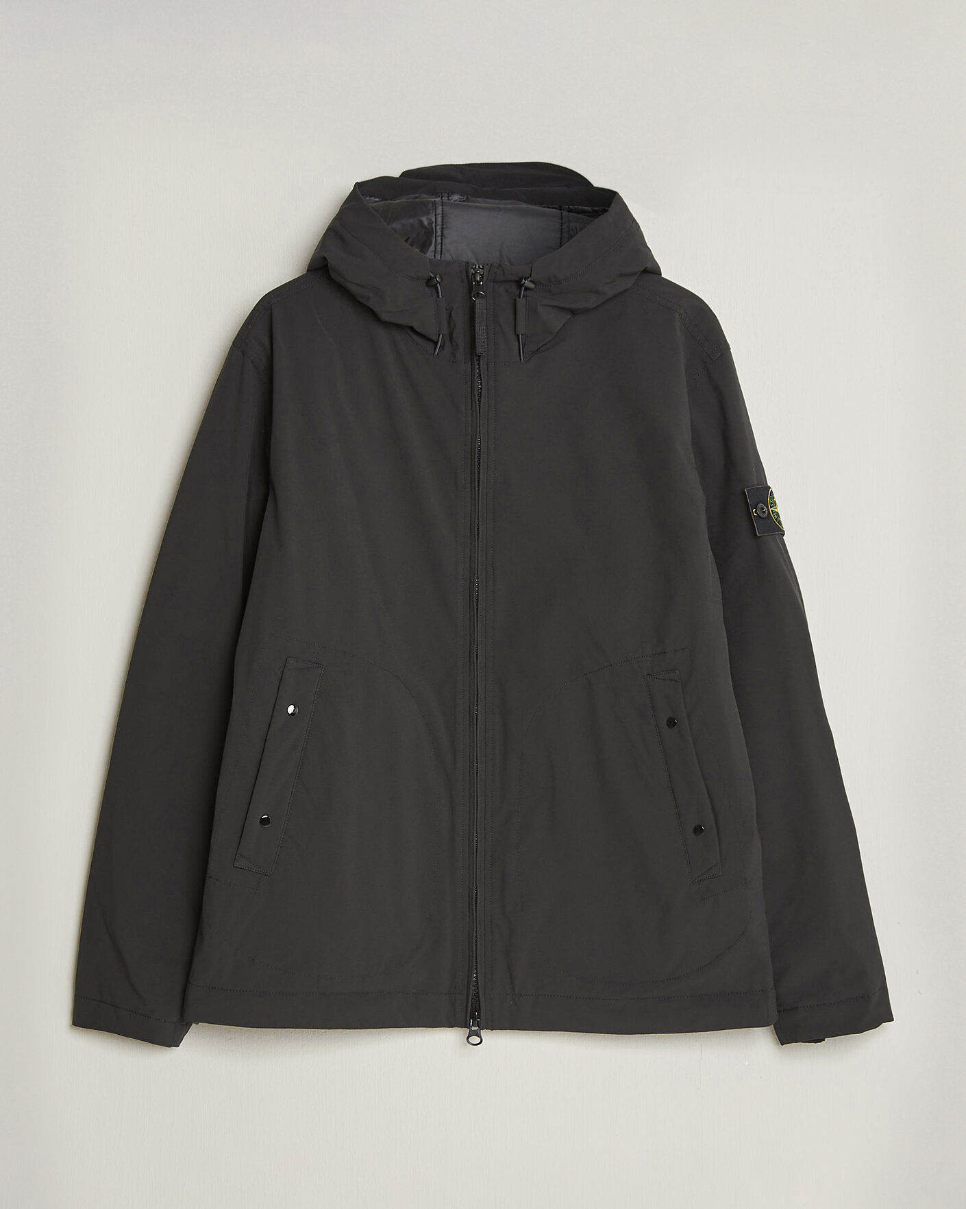 Herr | Jackor | Stone Island | Short Soft Shell Parka Black