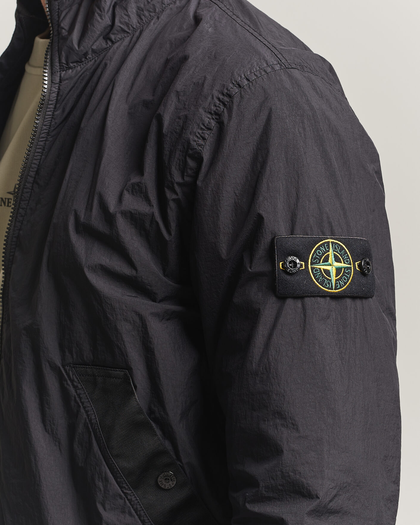 Herr | Jackor | Stone Island | Crinkle Reps Jacket Black